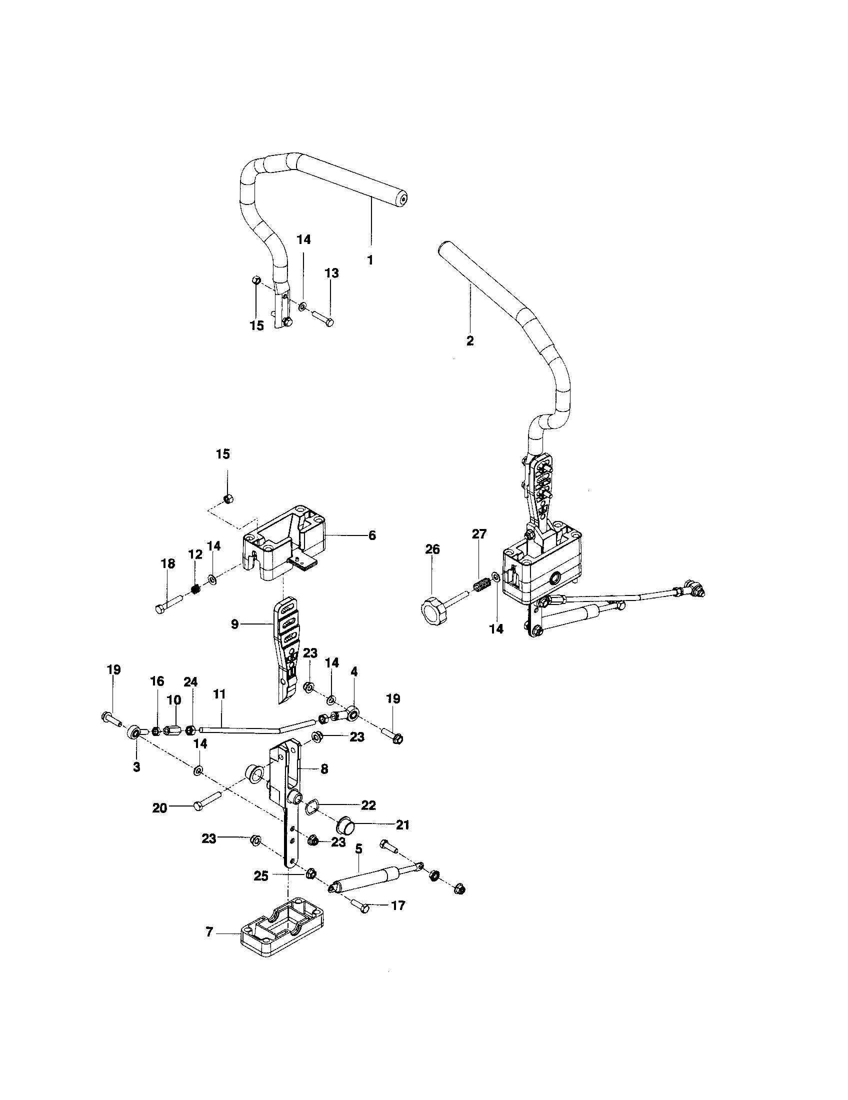 Husqvarna Zero turn riding mower Steering Parts