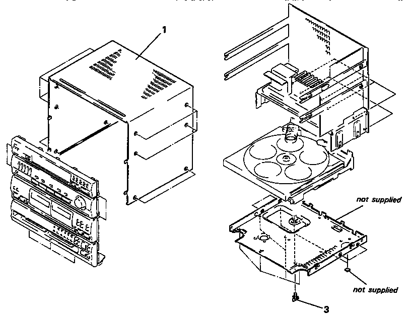 Sony Stereo Component System Parts
