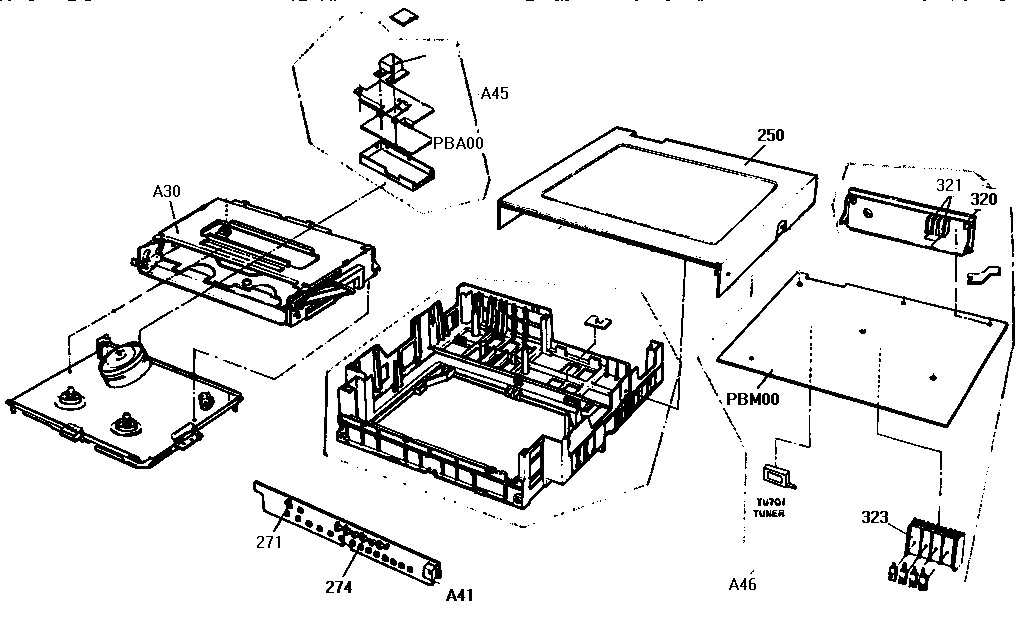 Zenith Tv Vcr Combo Parts 