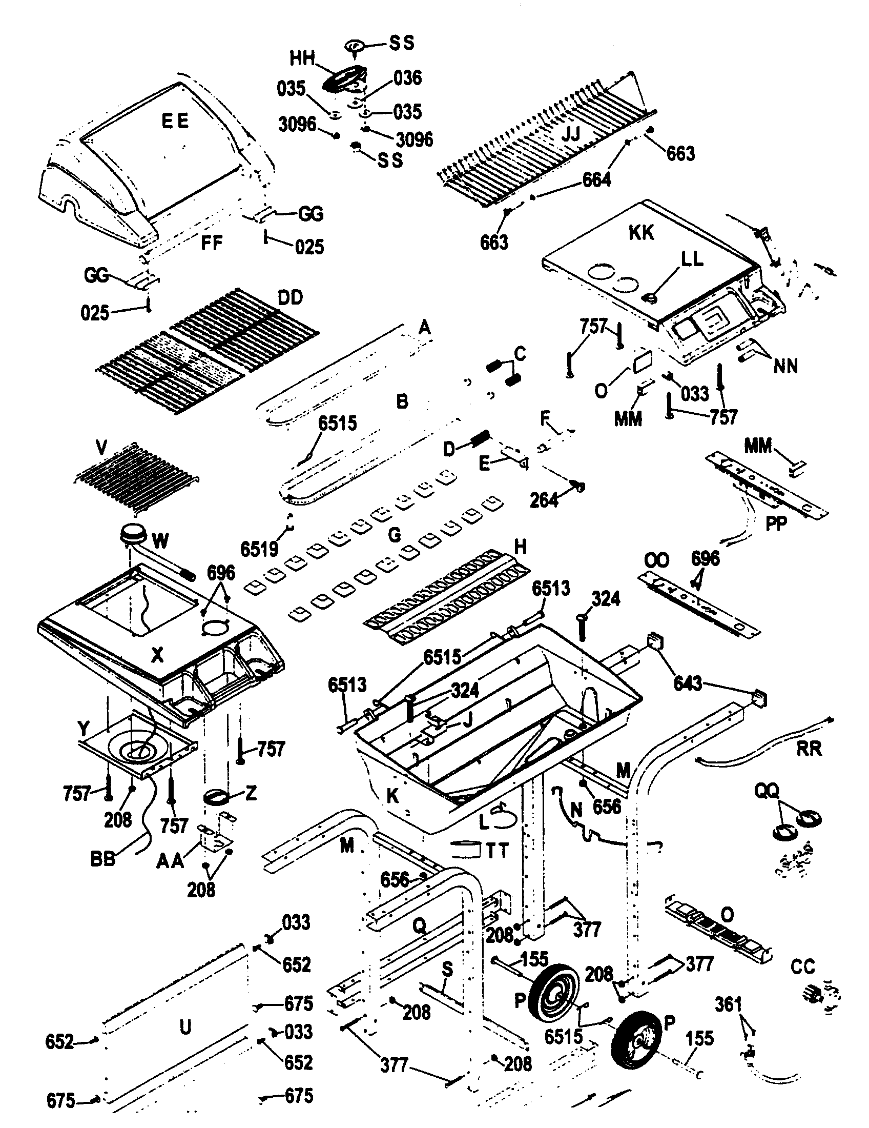 CHARBROIL GRILL Parts Model 4638084 Sears PartsDirect