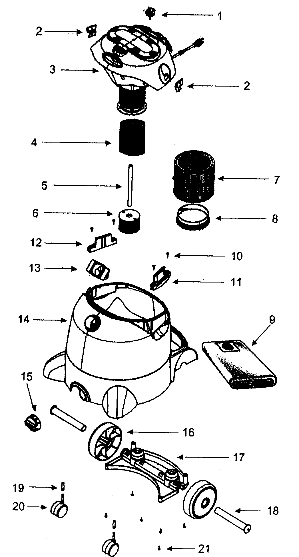 Craftsman Shop Vacuum Parts