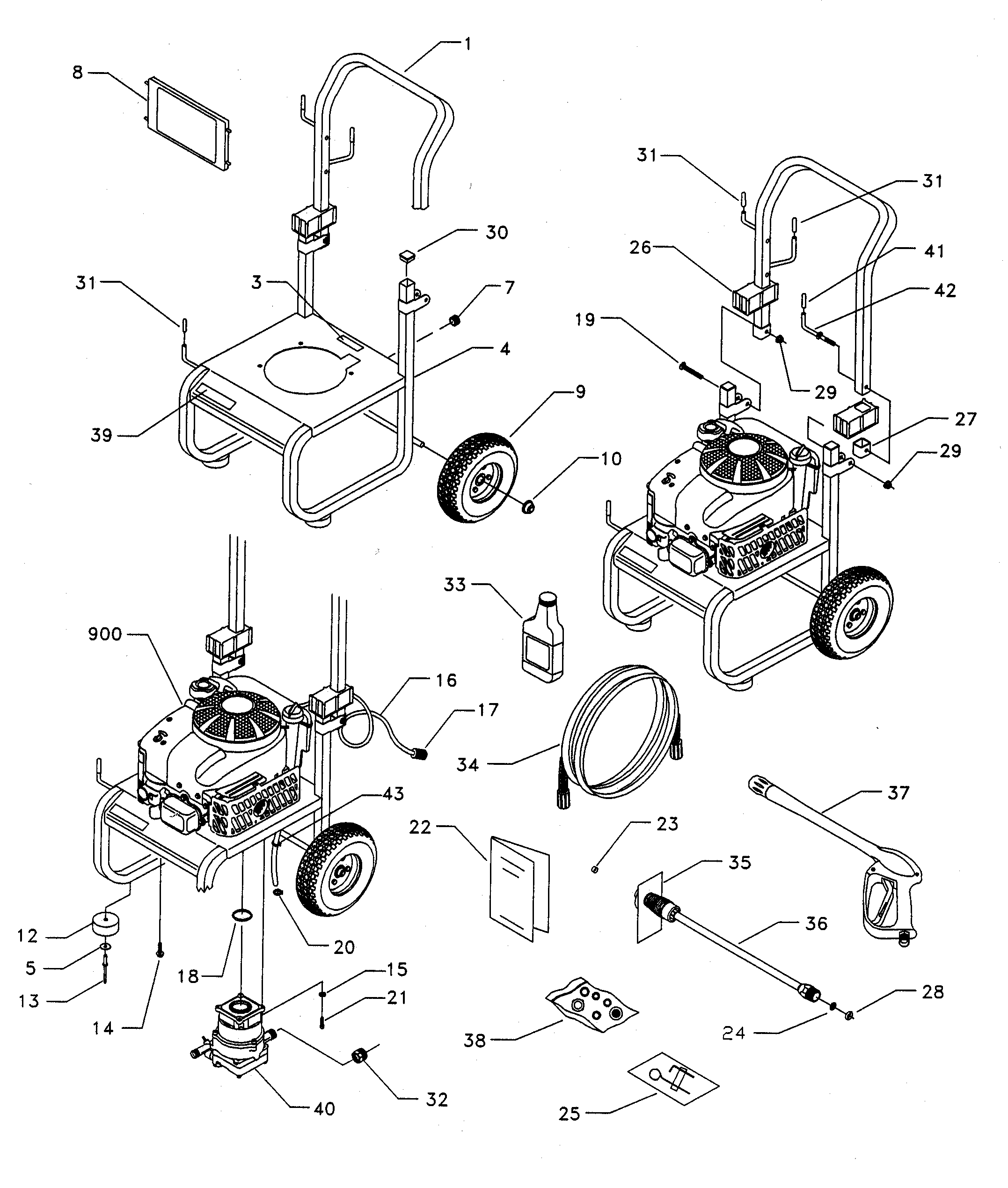 Washer Diagram  U0026 Parts List For Model 580767202 Craftsman