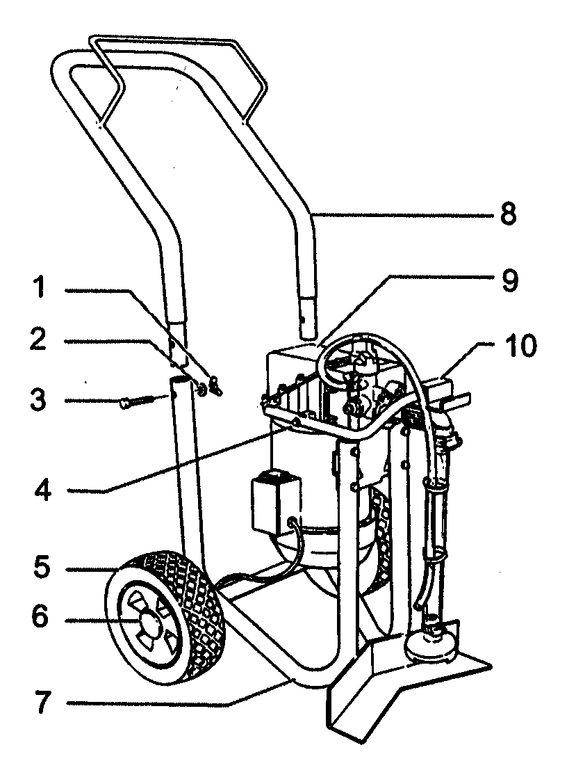 WAGNER AIRLESS PAINT SPRAYER Parts Model 844 Sears PartsDirect