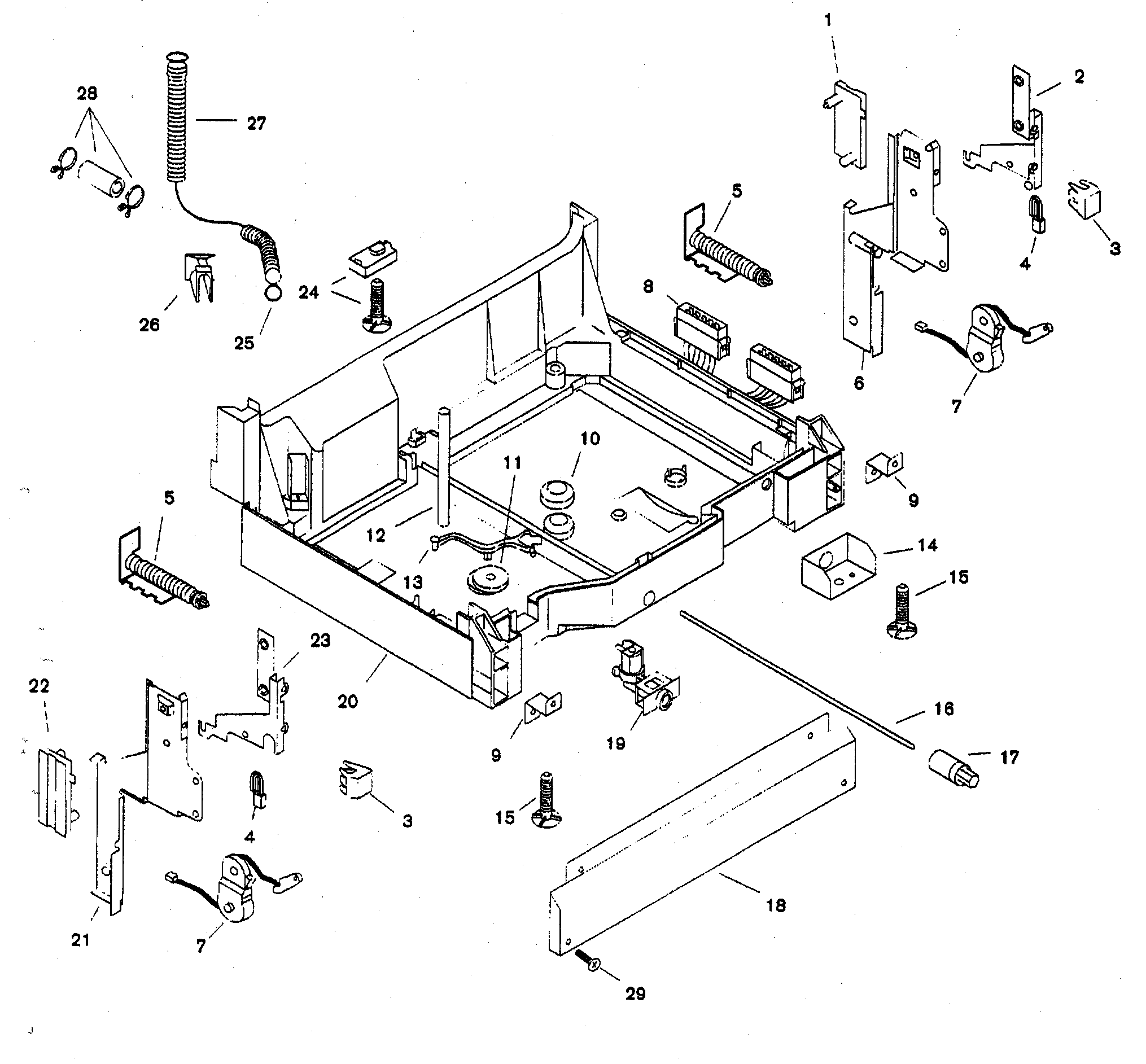 Schematic Bosch Dishwasher Parts Diagram