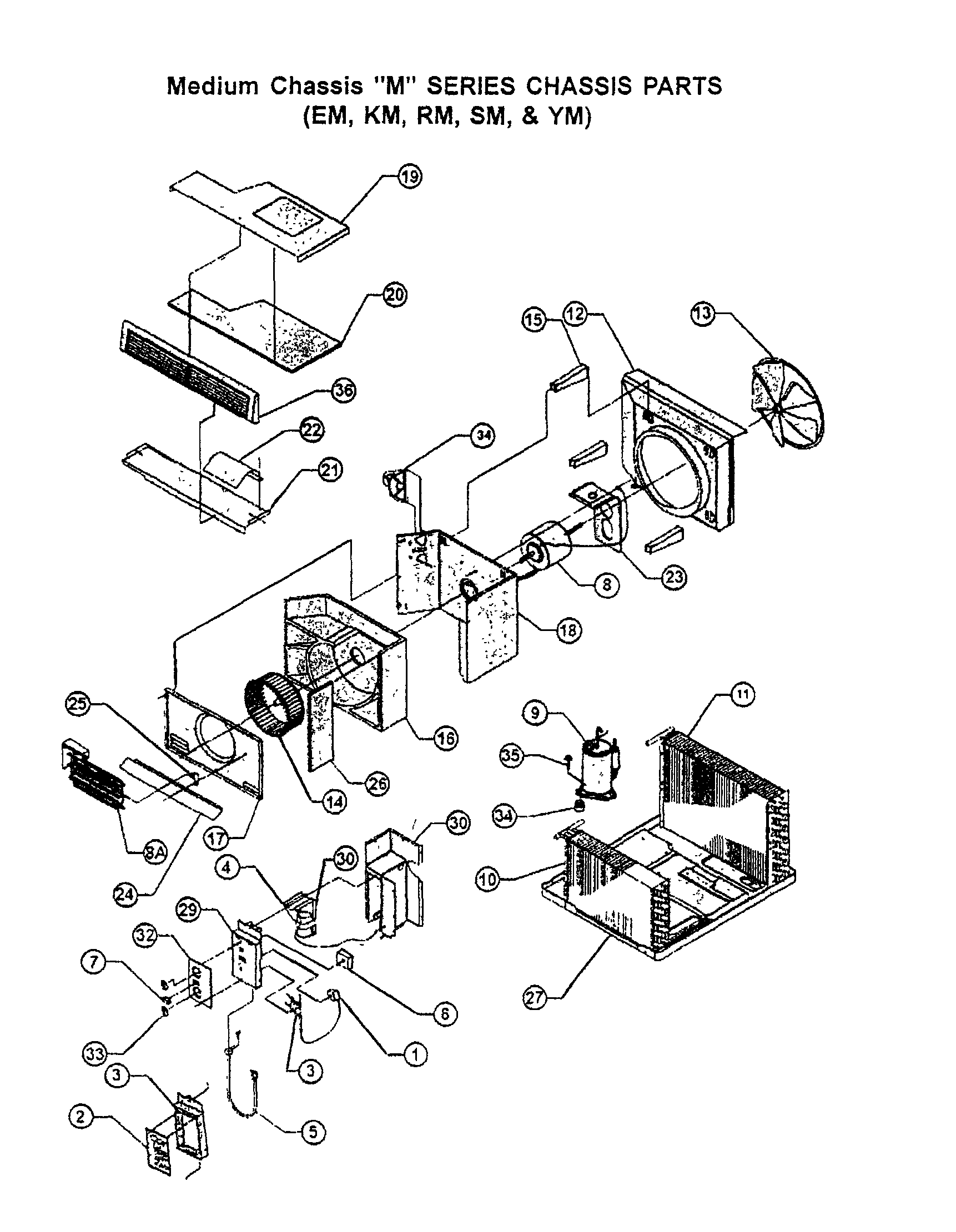 Friedrich Air Conditioner Parts