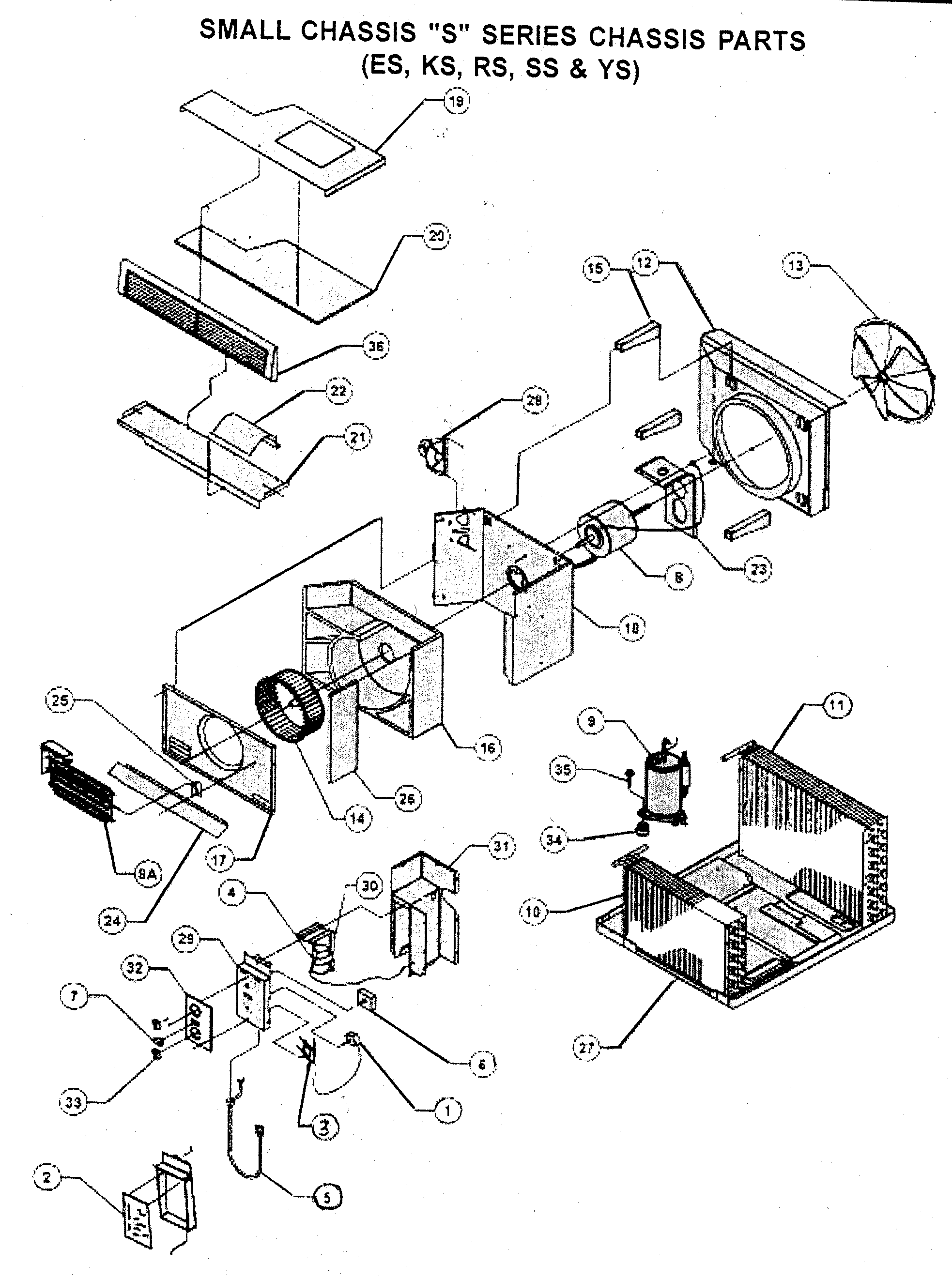 Friedrich Air Conditioner Parts