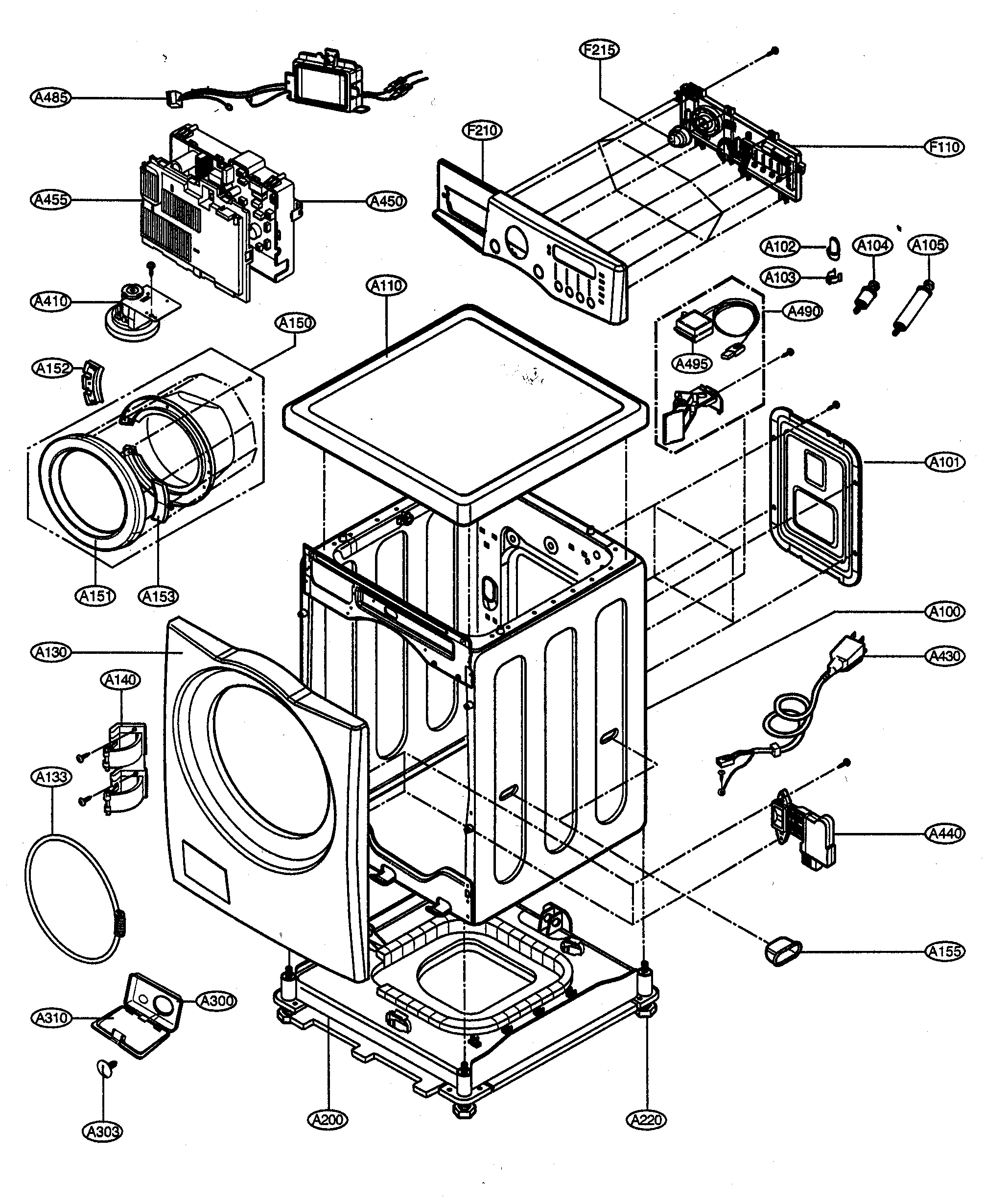 31 Lg Front Load Washer Parts Diagram