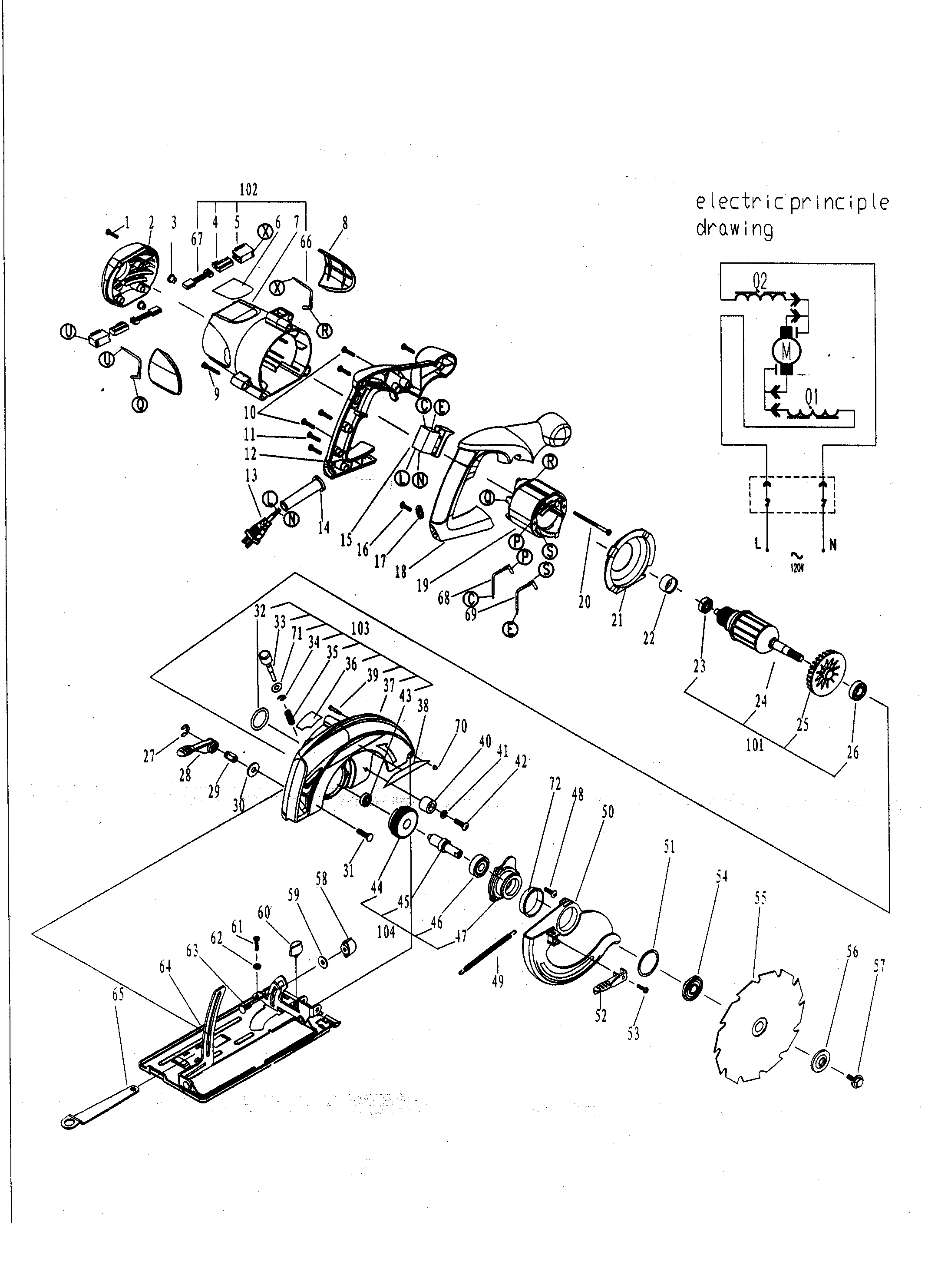 CRAFTSMAN CIRCULAR SAW Parts | Model 17210855 | Sears PartsDirect