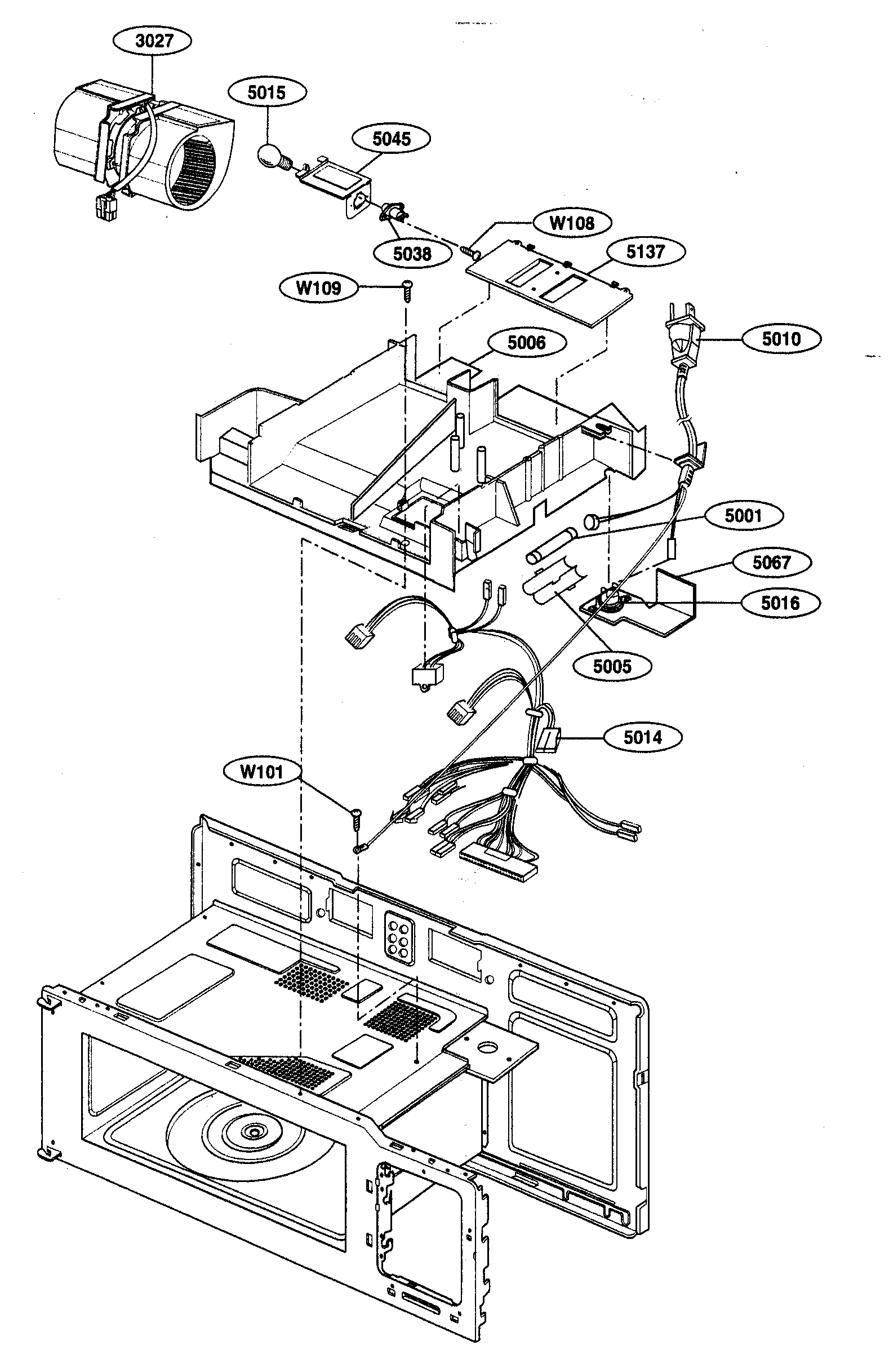 INTERIOR PARTS 2 Diagram & Parts List for Model 72180019401 Kenmore