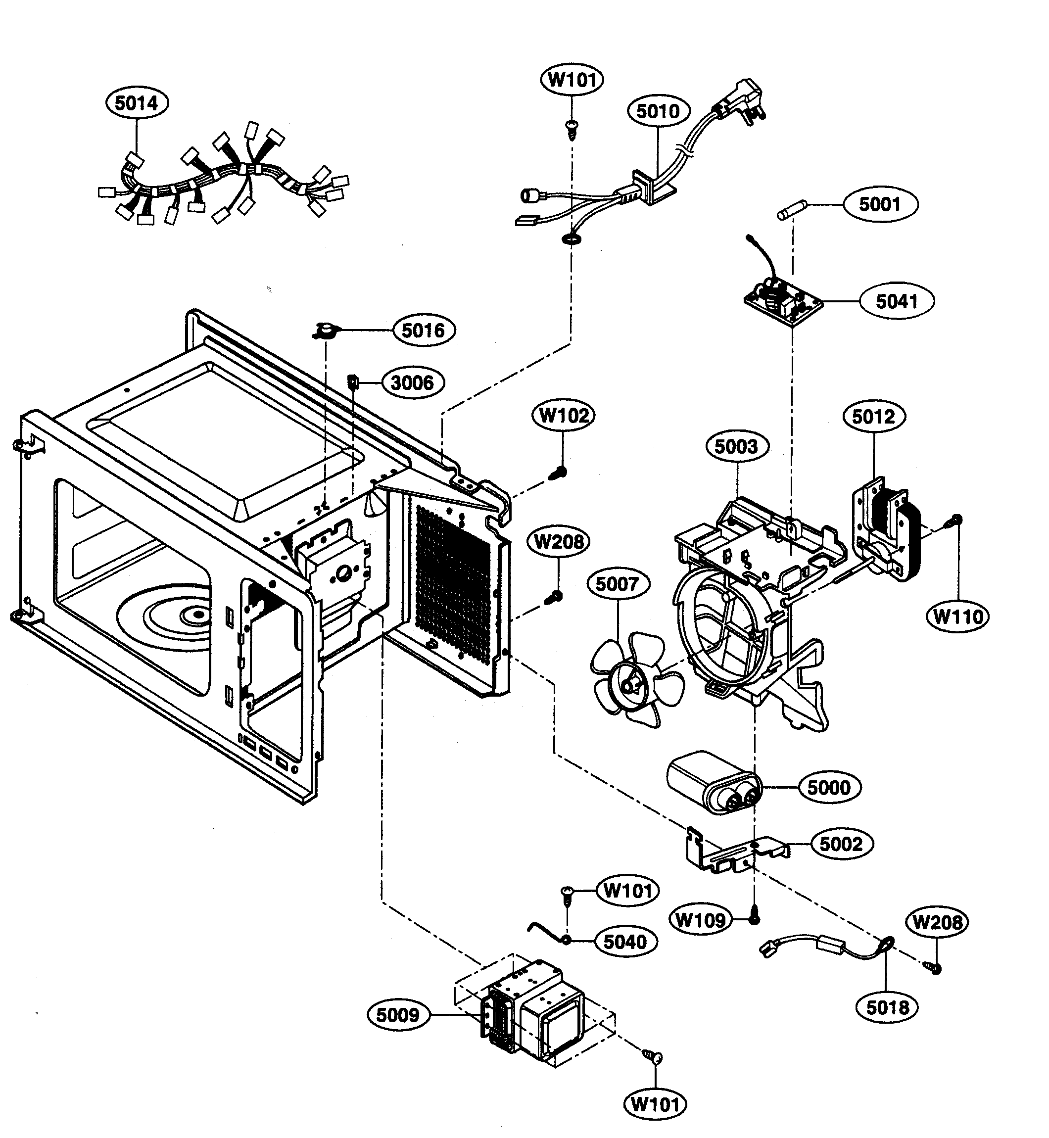 Microwave Oven Diagram Microwave Oven Diagram
