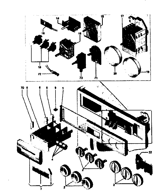 CONTROL PANEL Diagram & Parts List for Model ez3600cee EquatorParts
