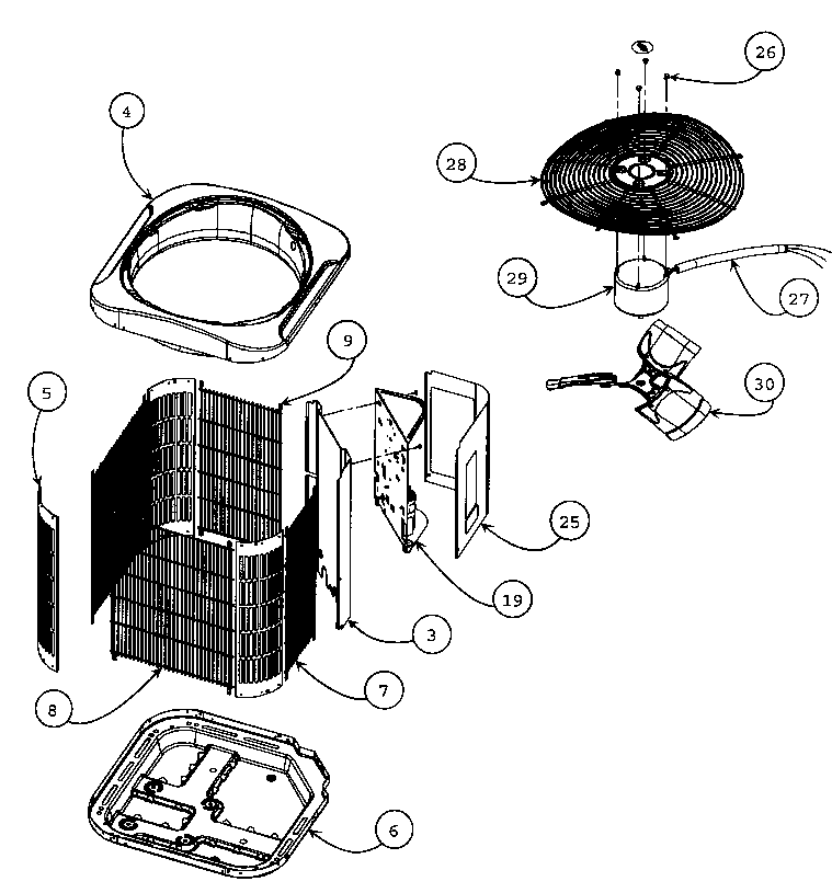Cabinet Parts Diagram  U0026 Parts List For Model