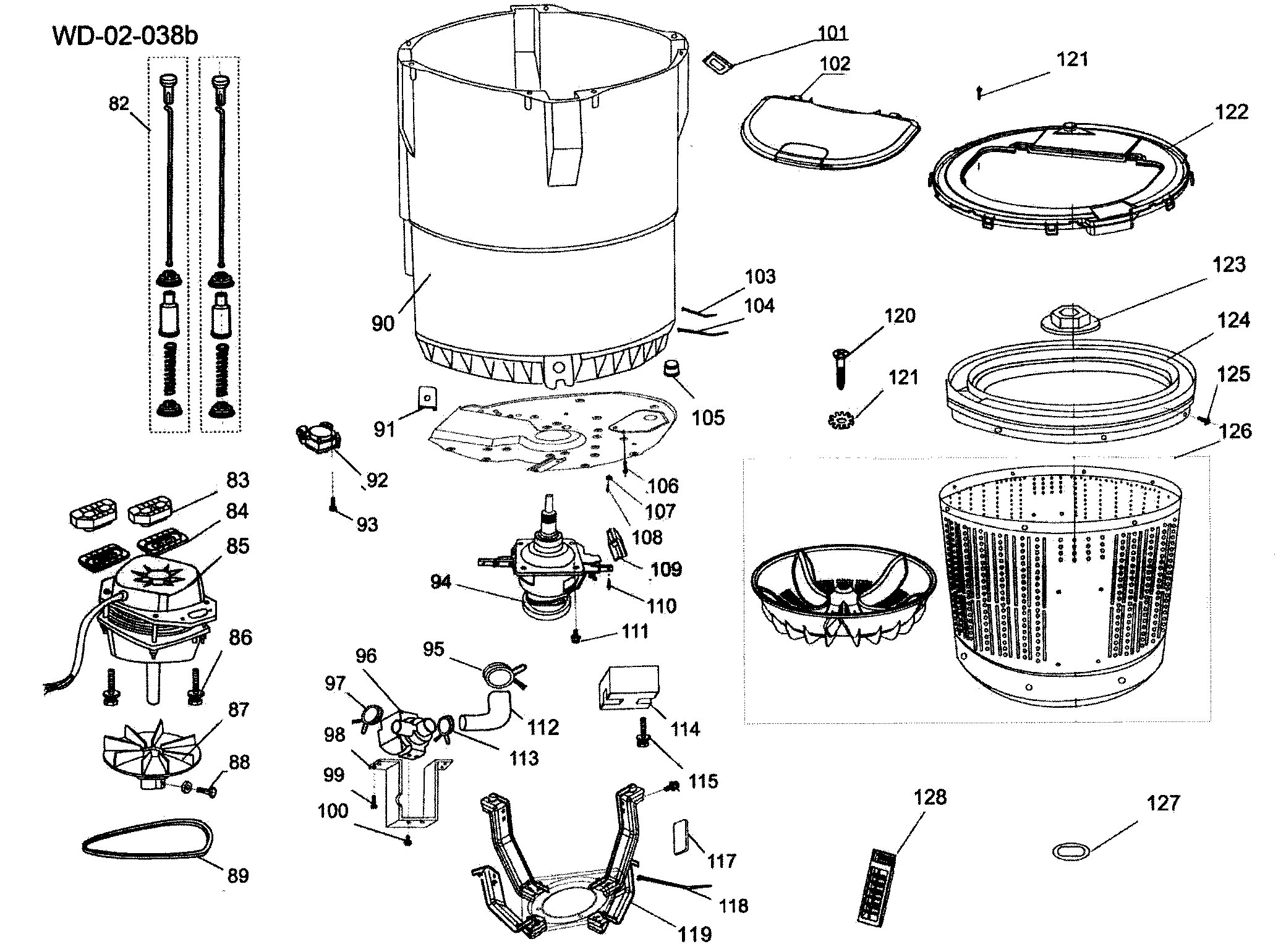 Tube Assy Diagram  U0026 Parts List For Model Hlt364xxq Haier