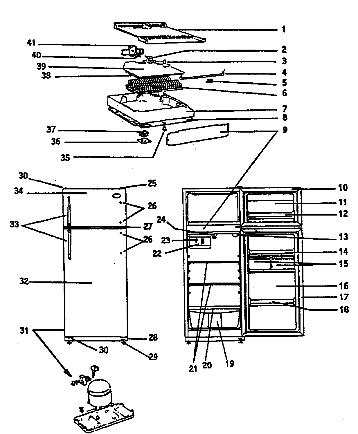 WC WOOD UPRIGHT Parts Model r12wr Sears PartsDirect