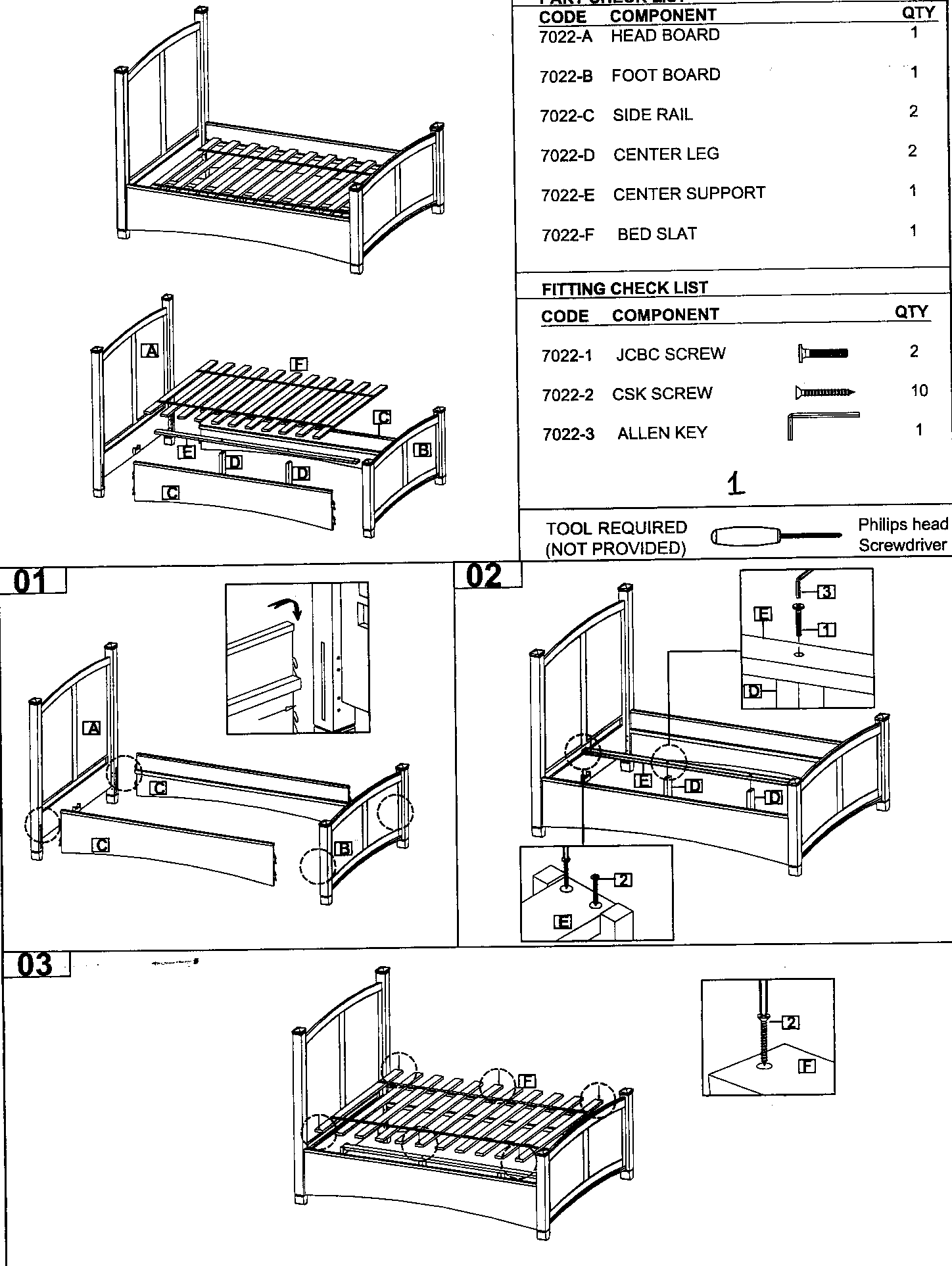 BED Diagram and Parts List for LANDS END Drawer-unit-Parts model ...