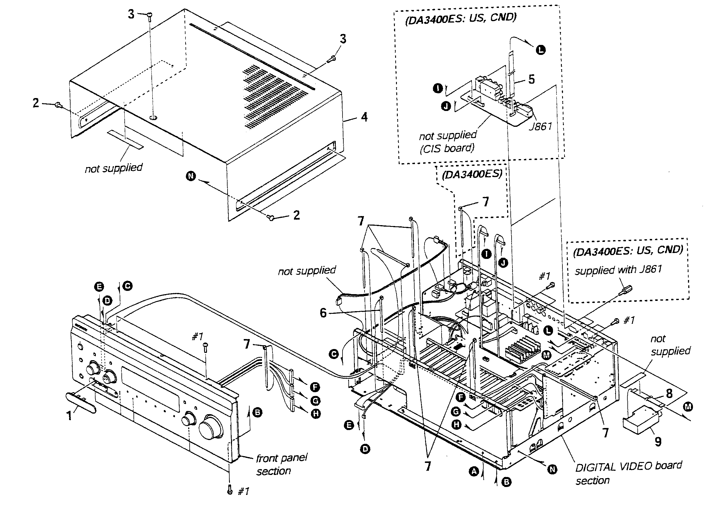 SONY RECEIVER Parts Model STRDA3400ES Sears PartsDirect
