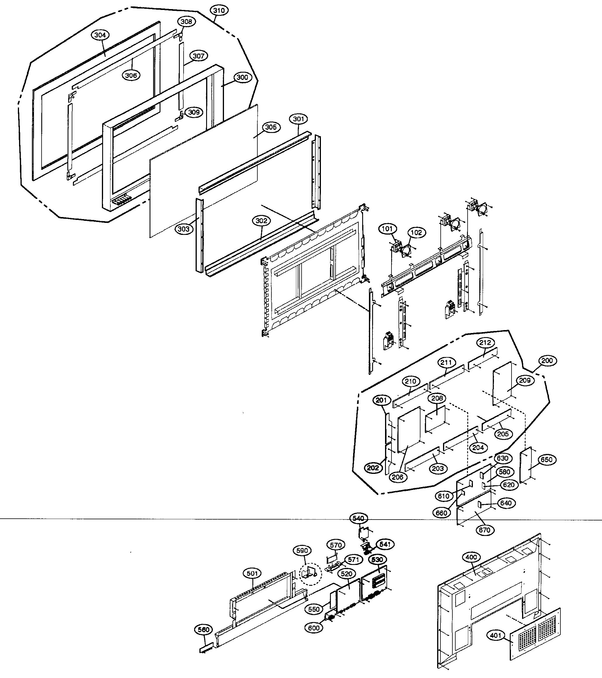 LG PLASMA TELEVISION Parts | Model RU60PZ61 | Sears ... diagram of lg tv 60 