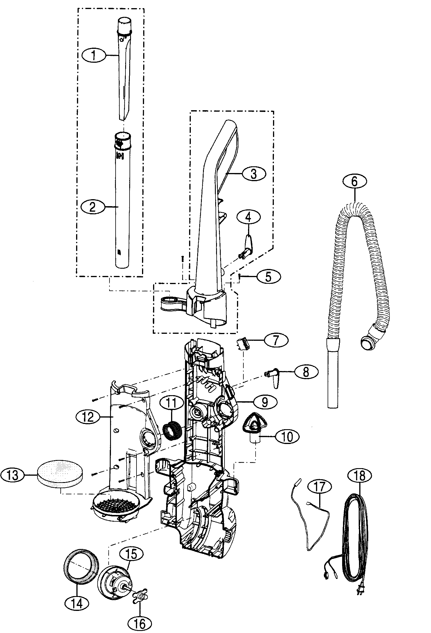 30 Kenmore Vacuum Parts Diagram