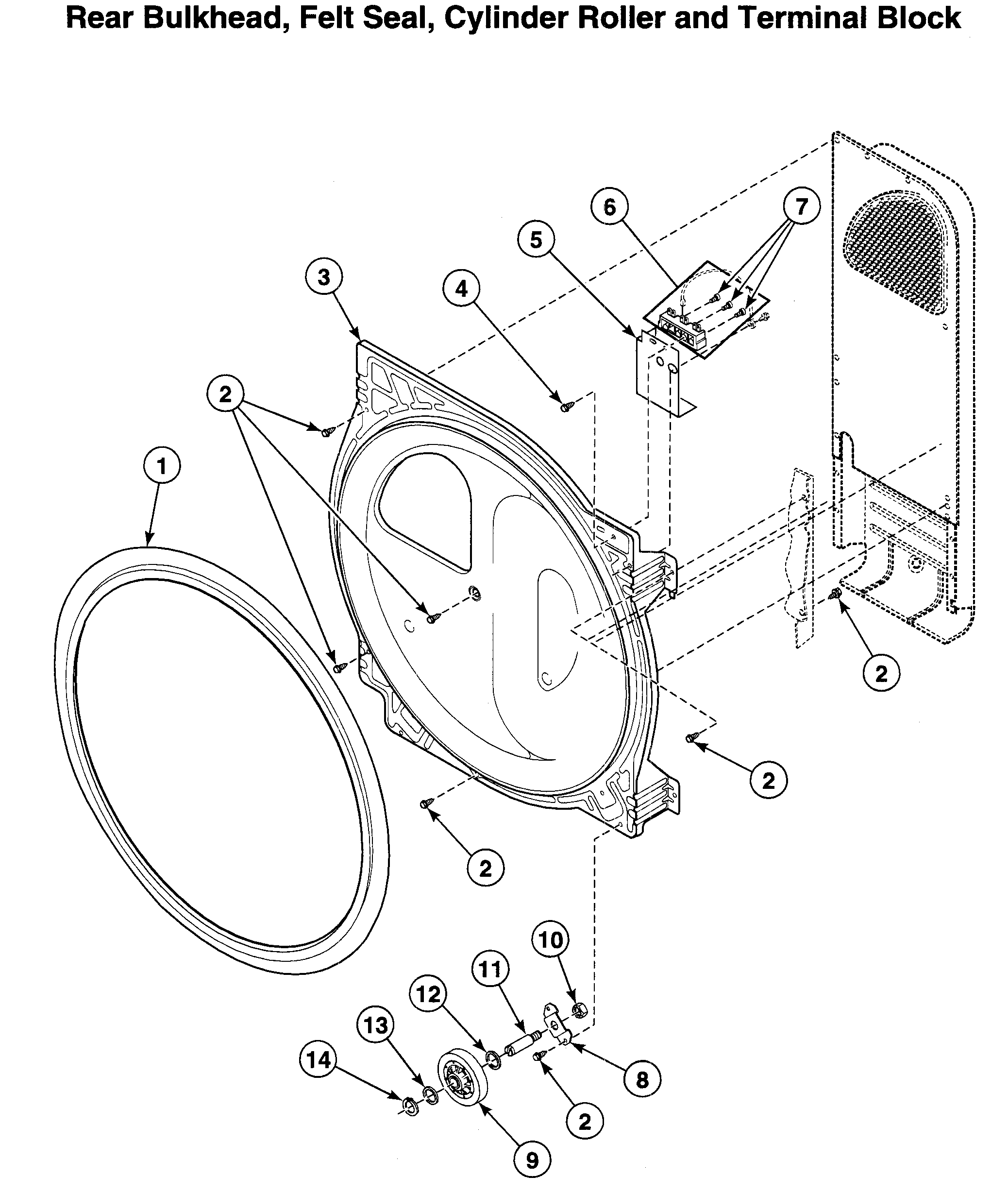 Speed Queen  Laundry Center  Roller assy
