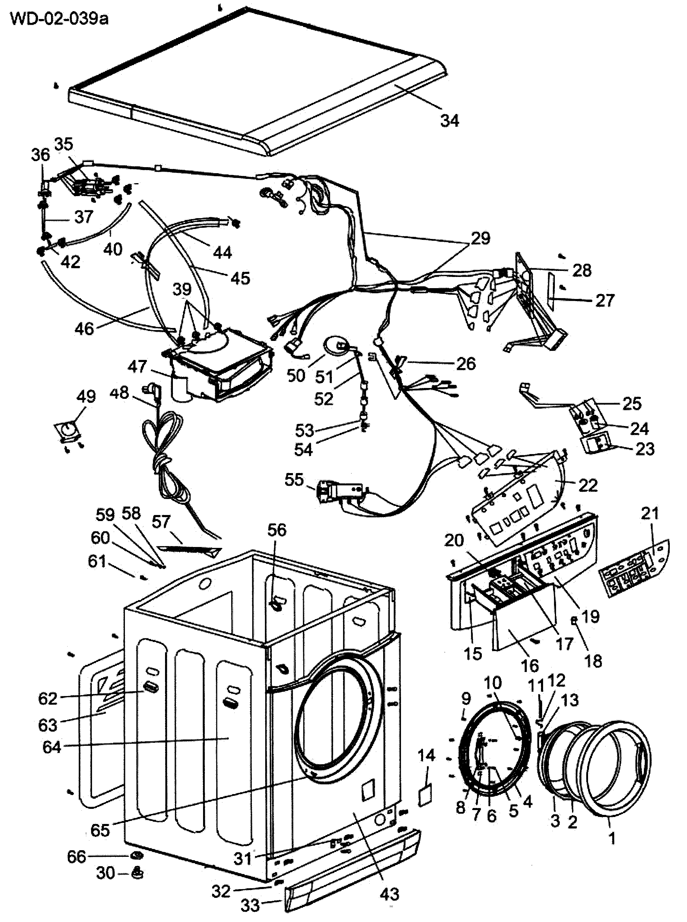 Haier Washer  Dryer Combo Parts