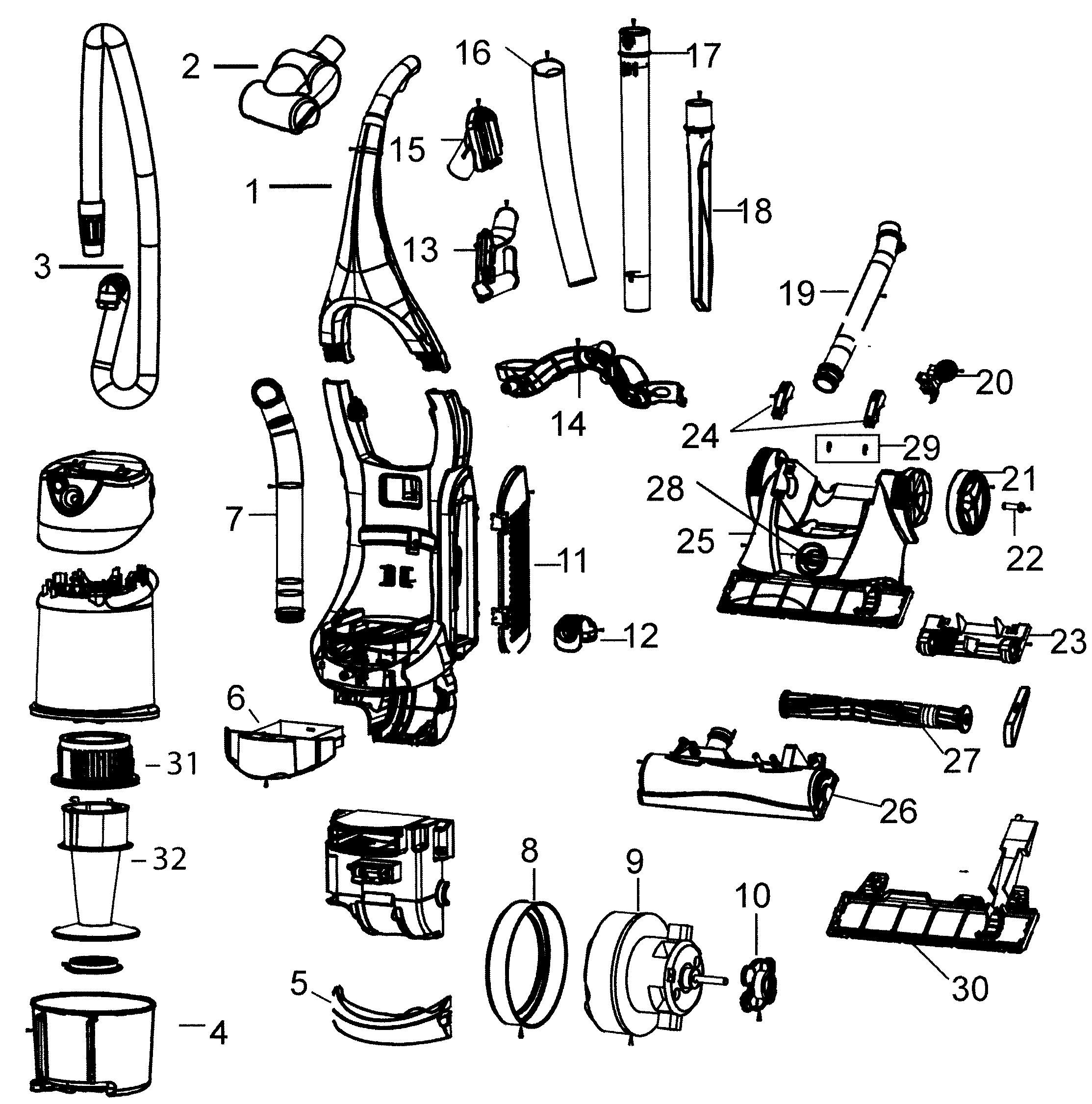 BISSELL VACUUM Parts Model 3950 Sears PartsDirect