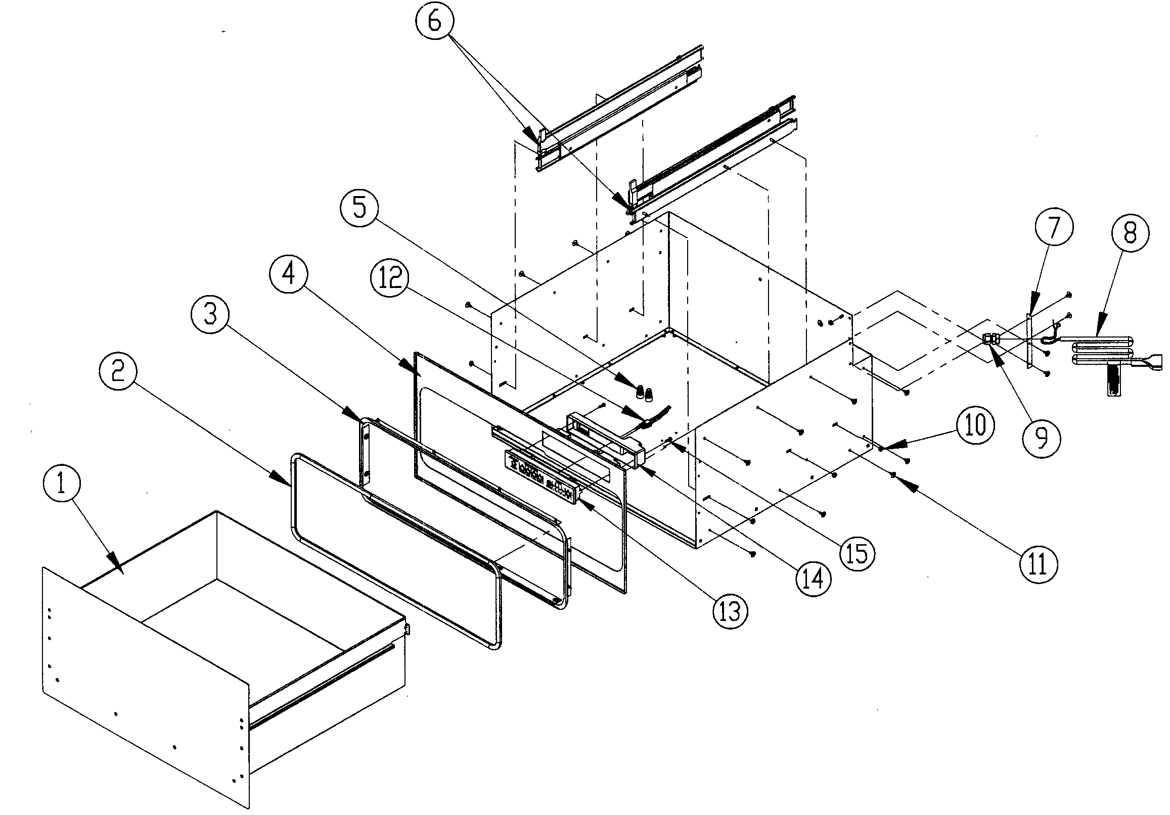 DACOR WARMING DRAWER Parts | Model owd24 | Sears PartsDirect