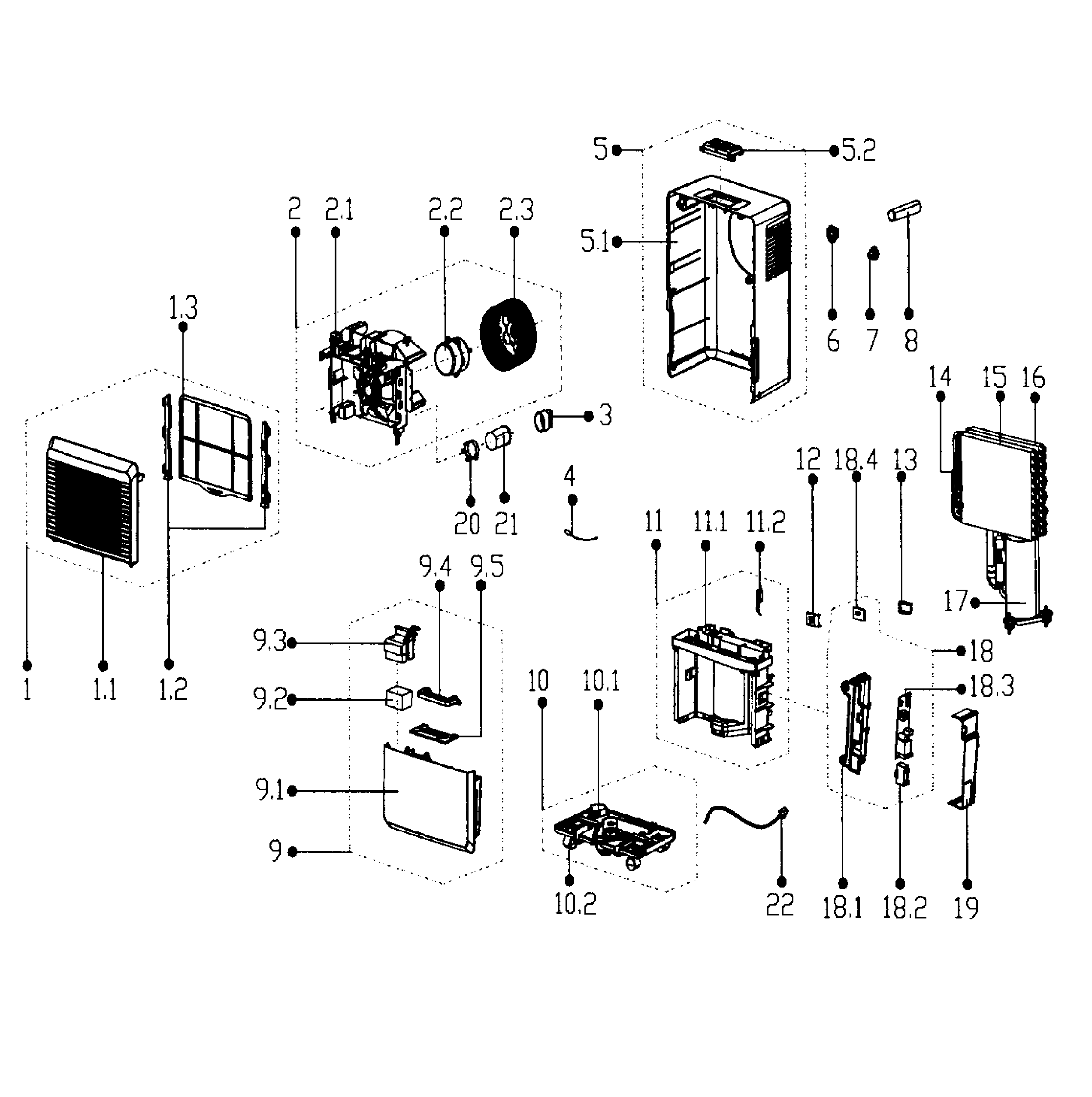 Kenmore Dehumidifier Parts Manual