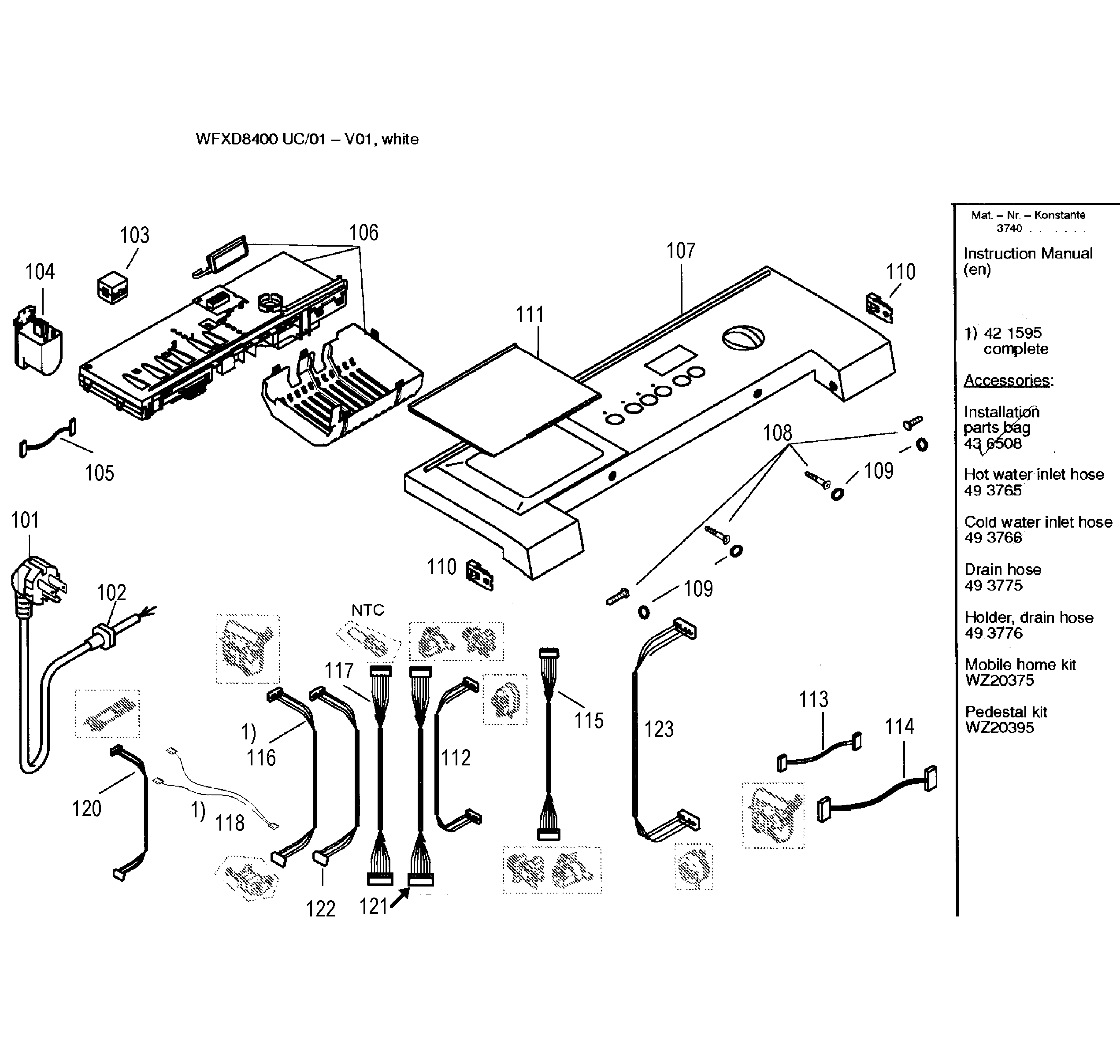BOSCH WASHER Parts | Model WFXD8400UC01 | Sears PartsDirect bosch washer wiring diagram 