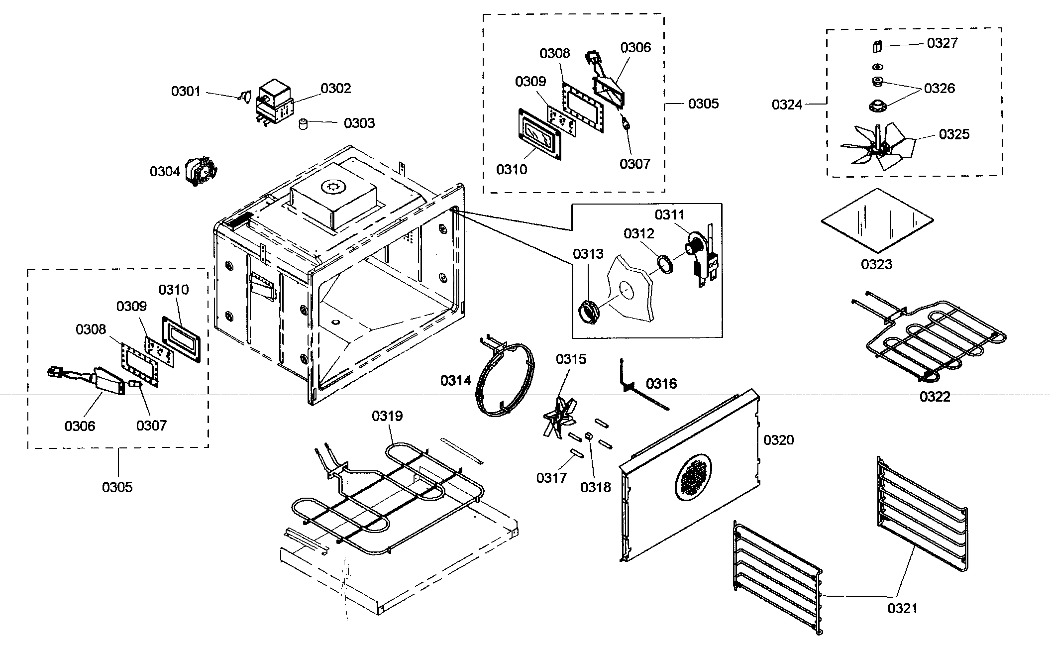 No parts available for this model DM302ES01 SearsPartsDirect