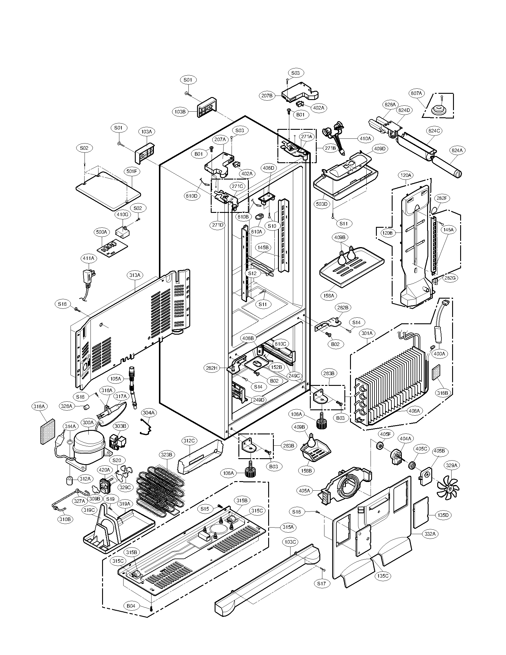 30 Kenmore Elite Refrigerator Diagram