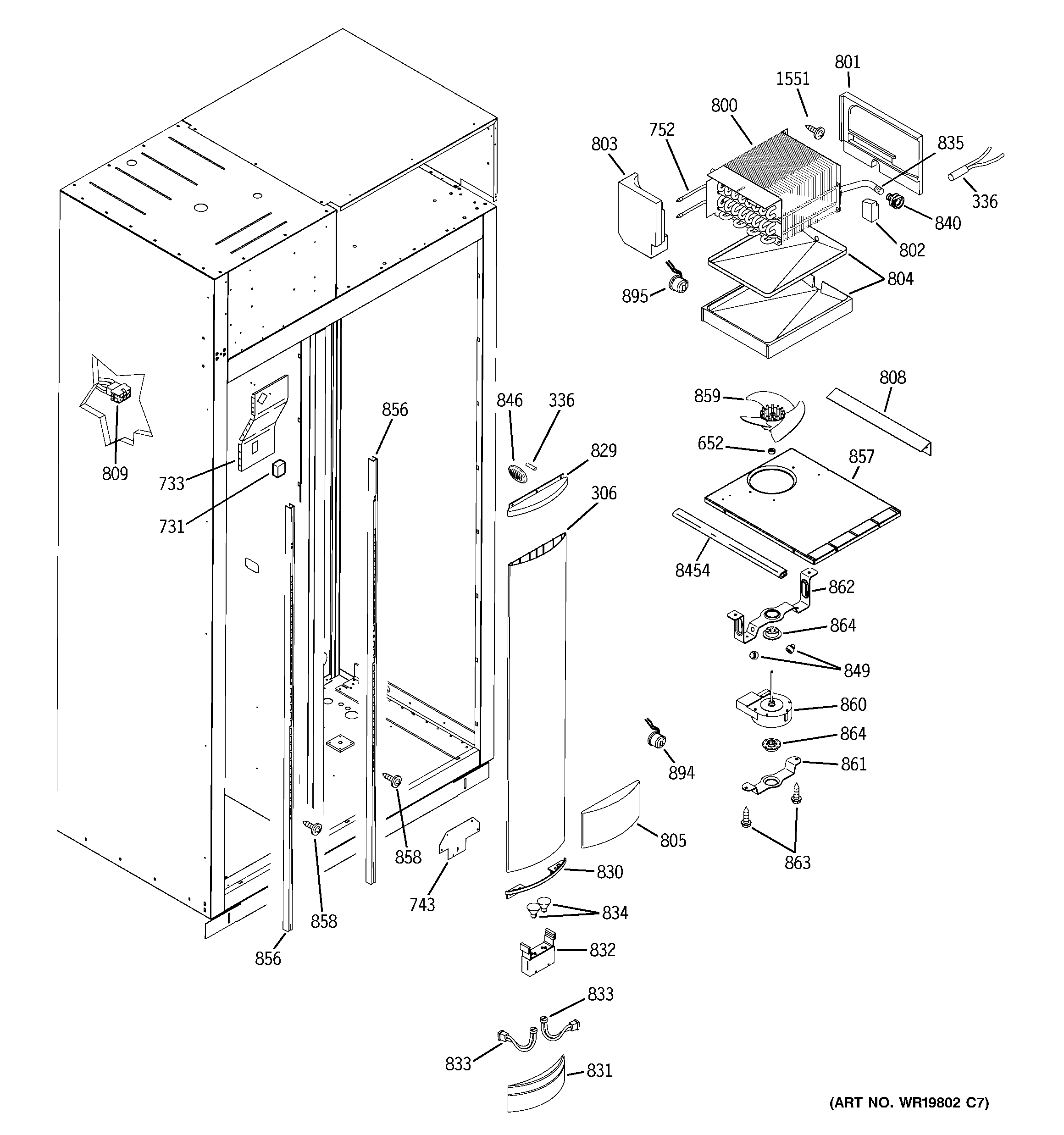 Ge  Refrigerator M Series   Parts