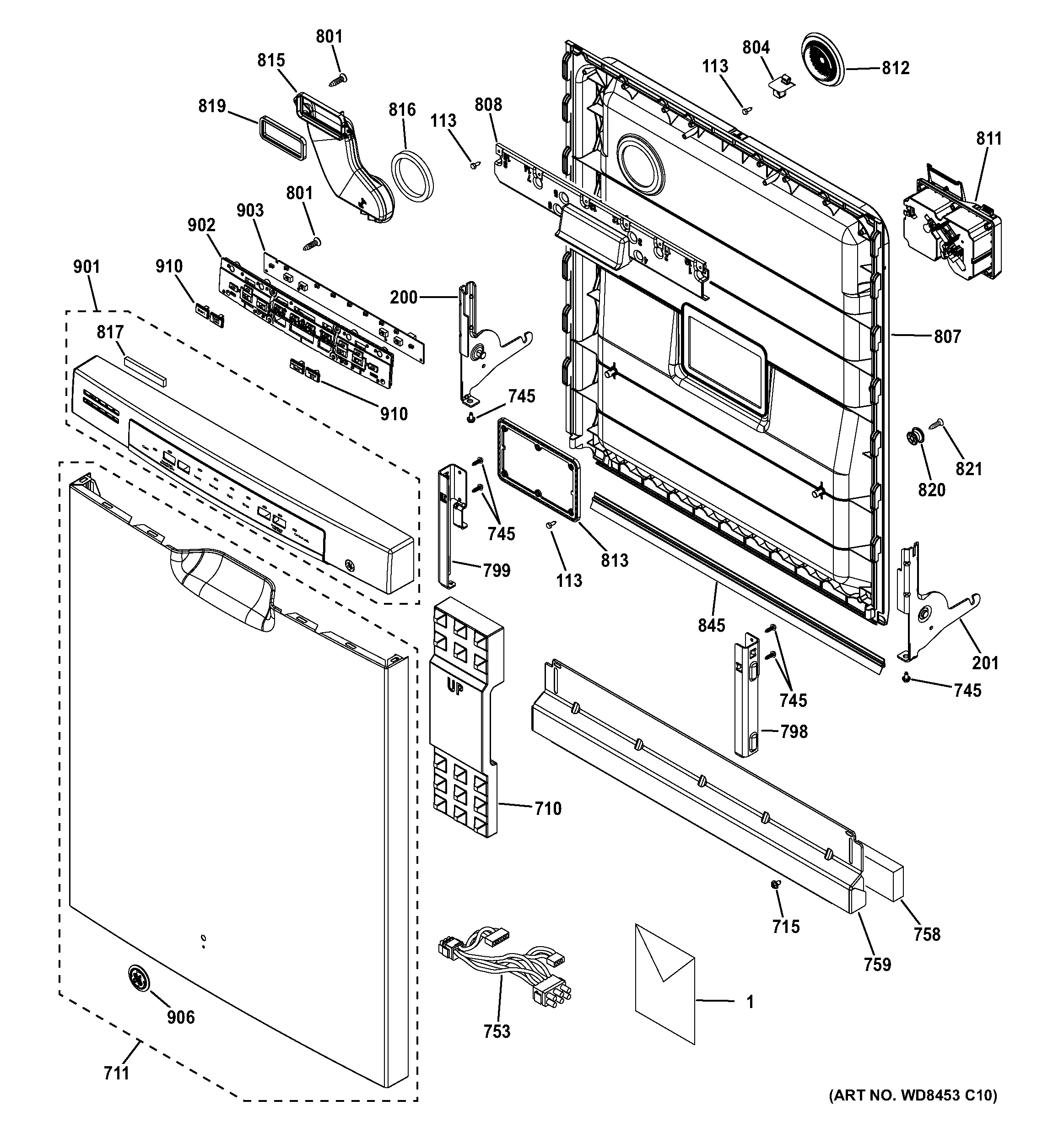 33 Ge Dishwasher Diagram Of Parts - Free Wiring Diagram Source