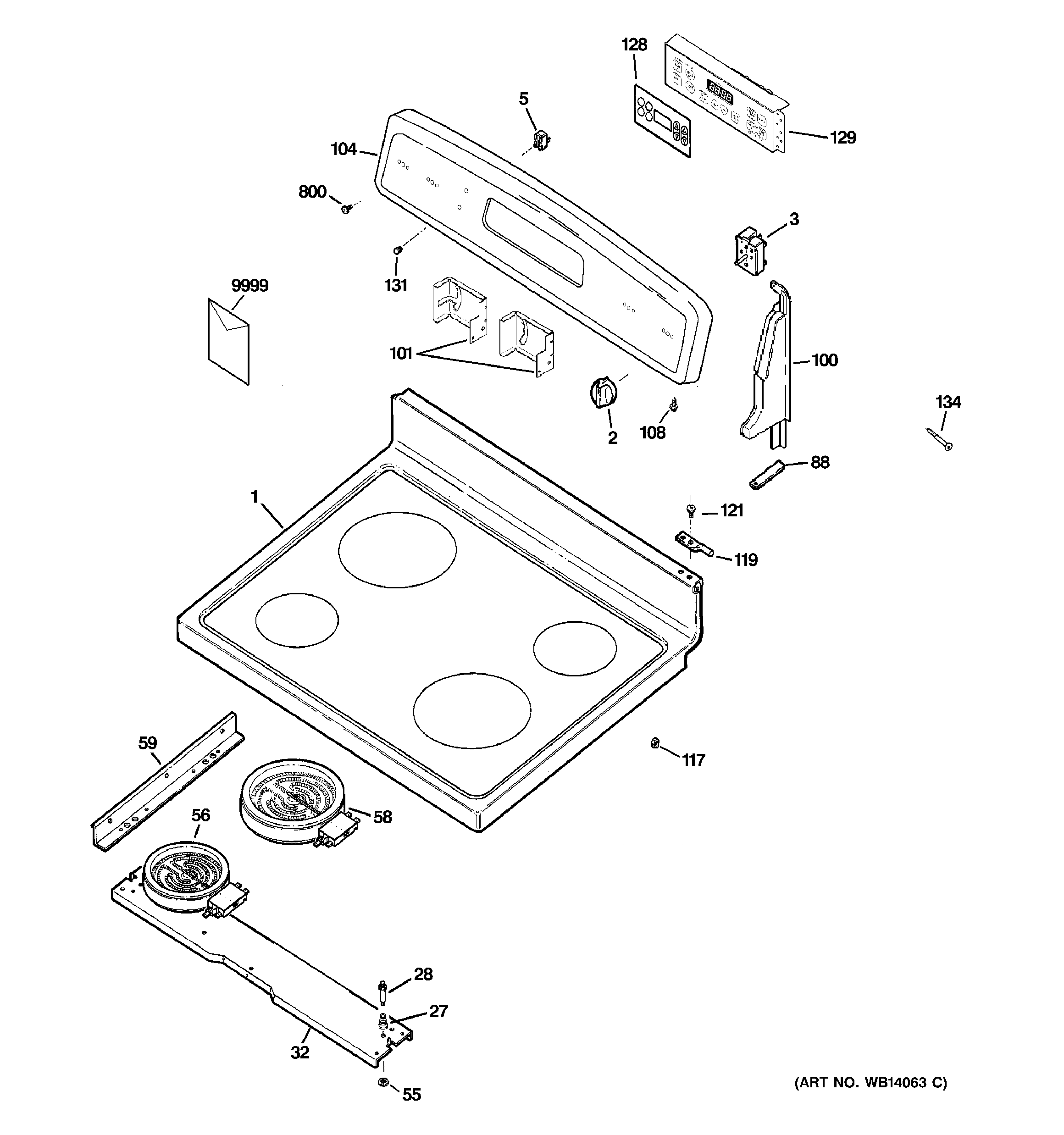 Electric Stove Parts Of Electric Stove