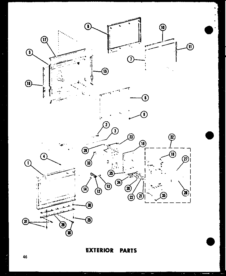 AMANA RADARANGE TOUCHMATIC RR6 & RR6W Parts Model RR6WP721102M