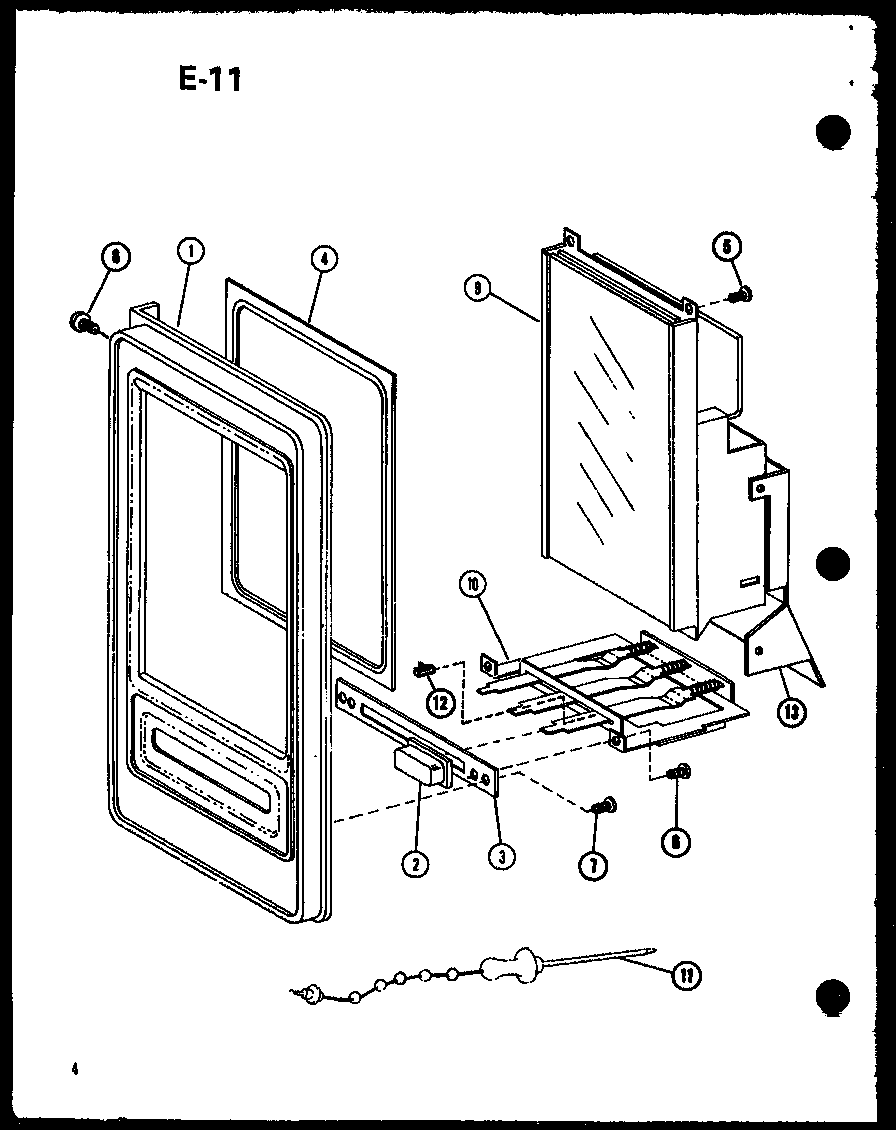 AMANA Radarange Plus Microwave Convection Oven Control Parts Model ...