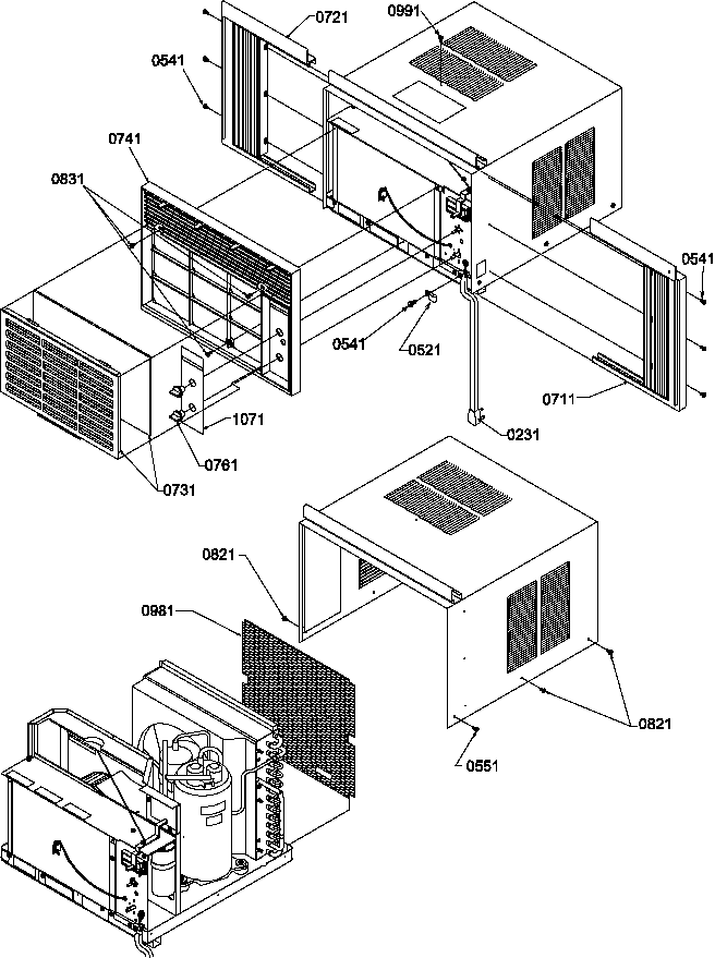 AMANA ROOM AIR CONDITIONER Parts | Model 7qz21rcp1209702r | Sears