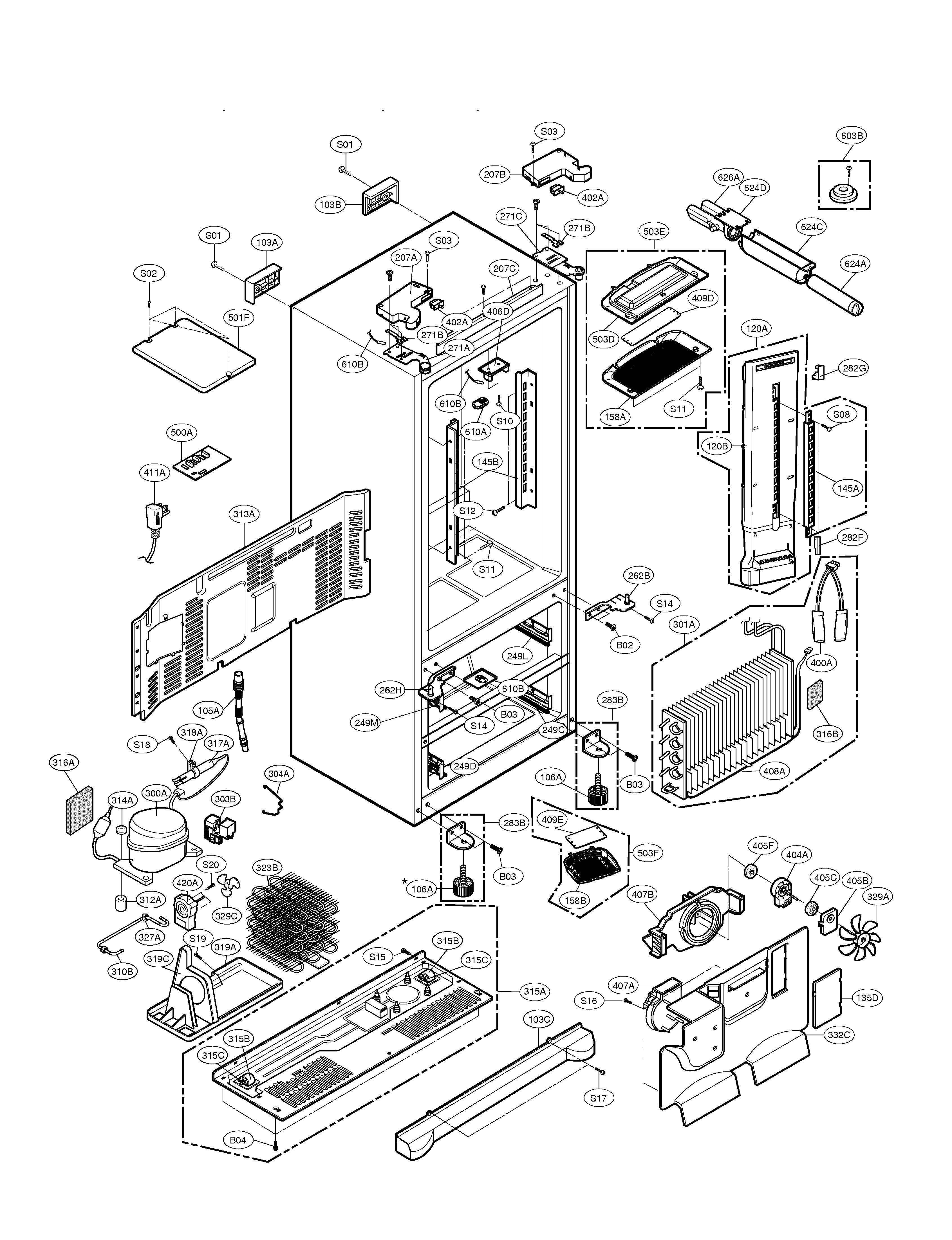 Kenmore Elite Refrigerator Parts Diagram