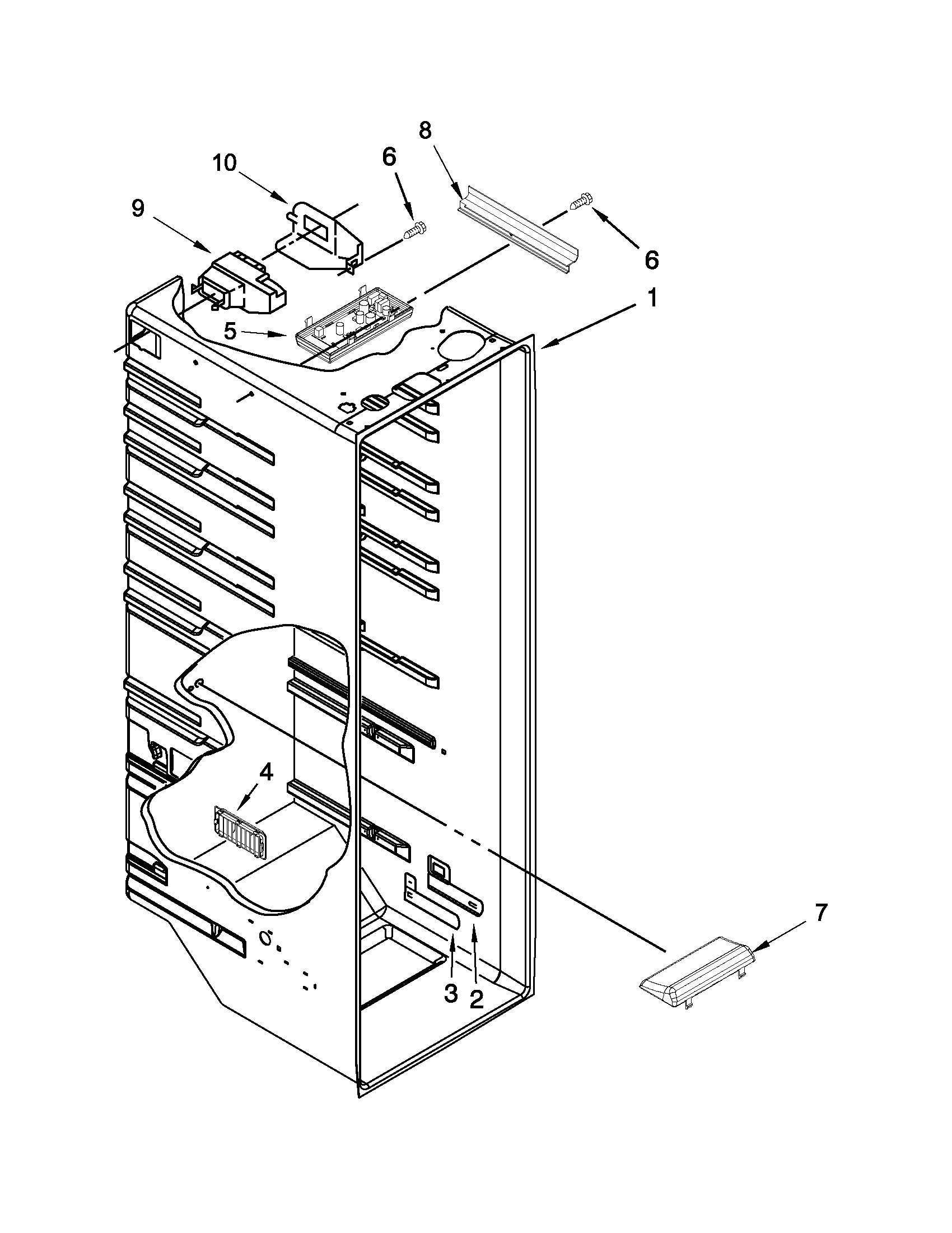 Kenmore  Refrigerator  Refrigerator liner parts