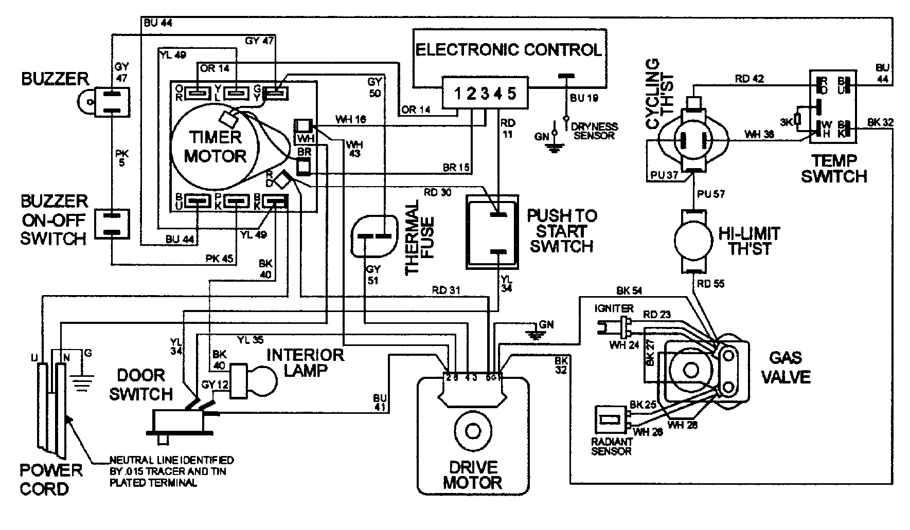 Wiring Diagram For Maytag Centennial Dryer - Wiring Diagram