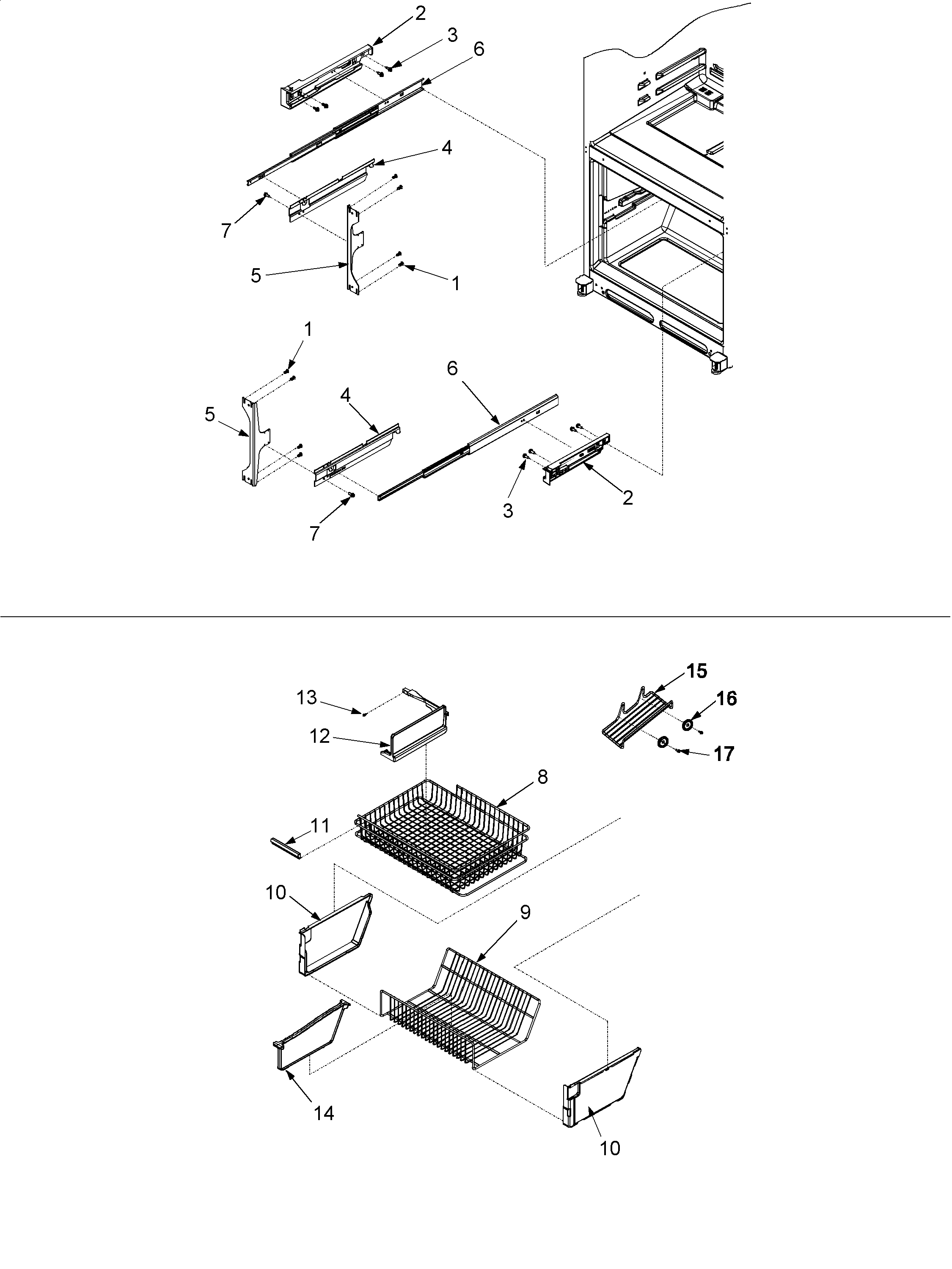 Amana Amana refrigeration Freezer shelving Parts