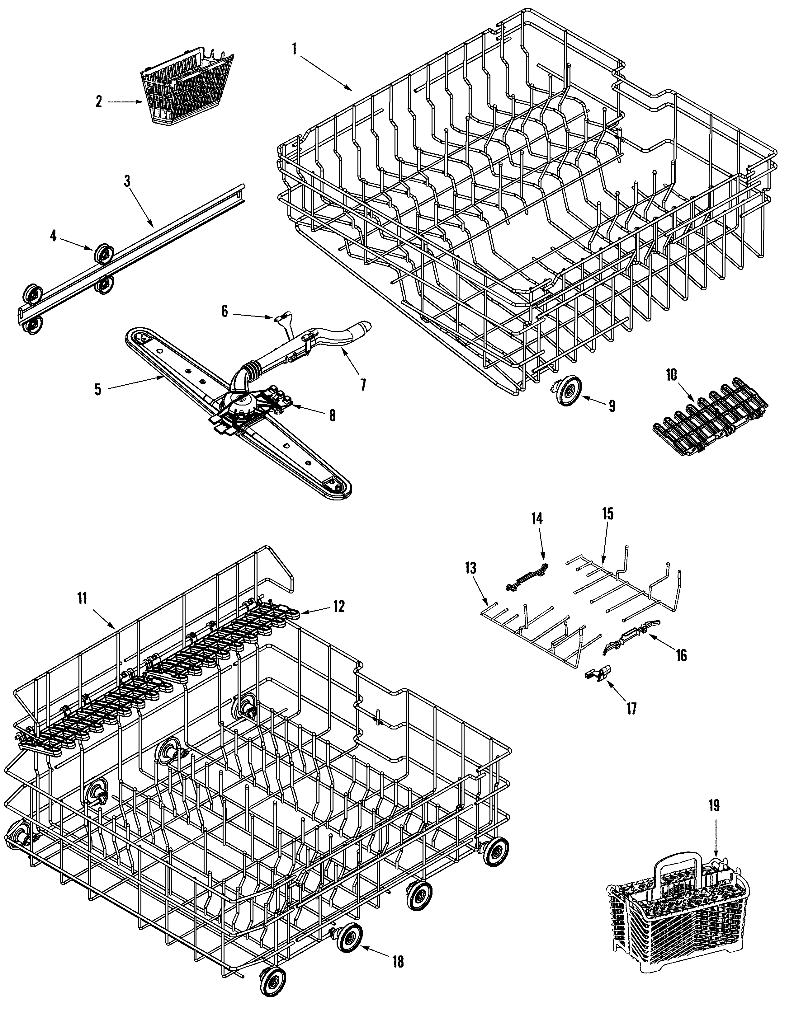 Maytag: Maytag Dishwasher Parts Diagram