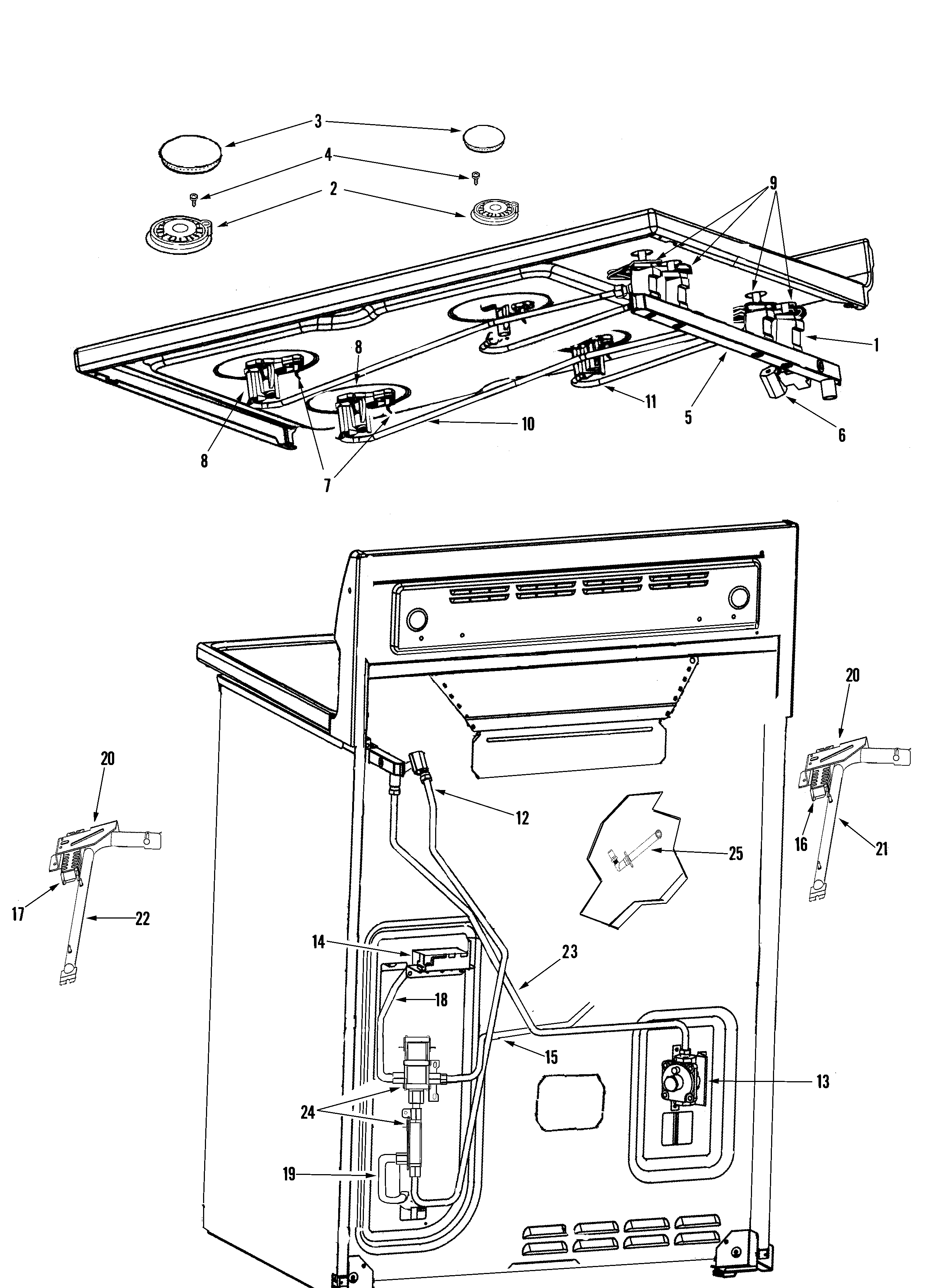 Maytag Cooking Door Upper