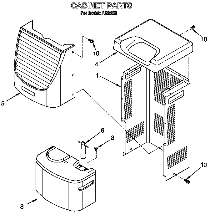 whirlpool dehumidifier manual