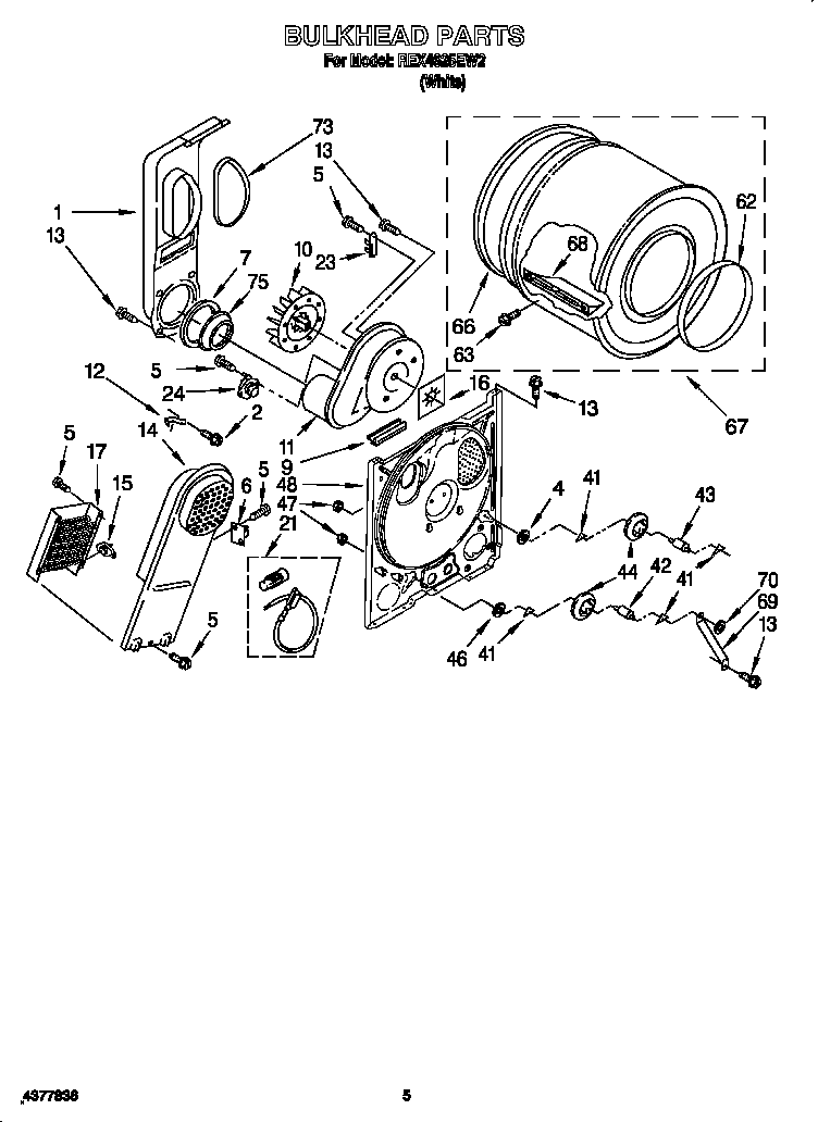 29 Roper Dryer Parts Diagram