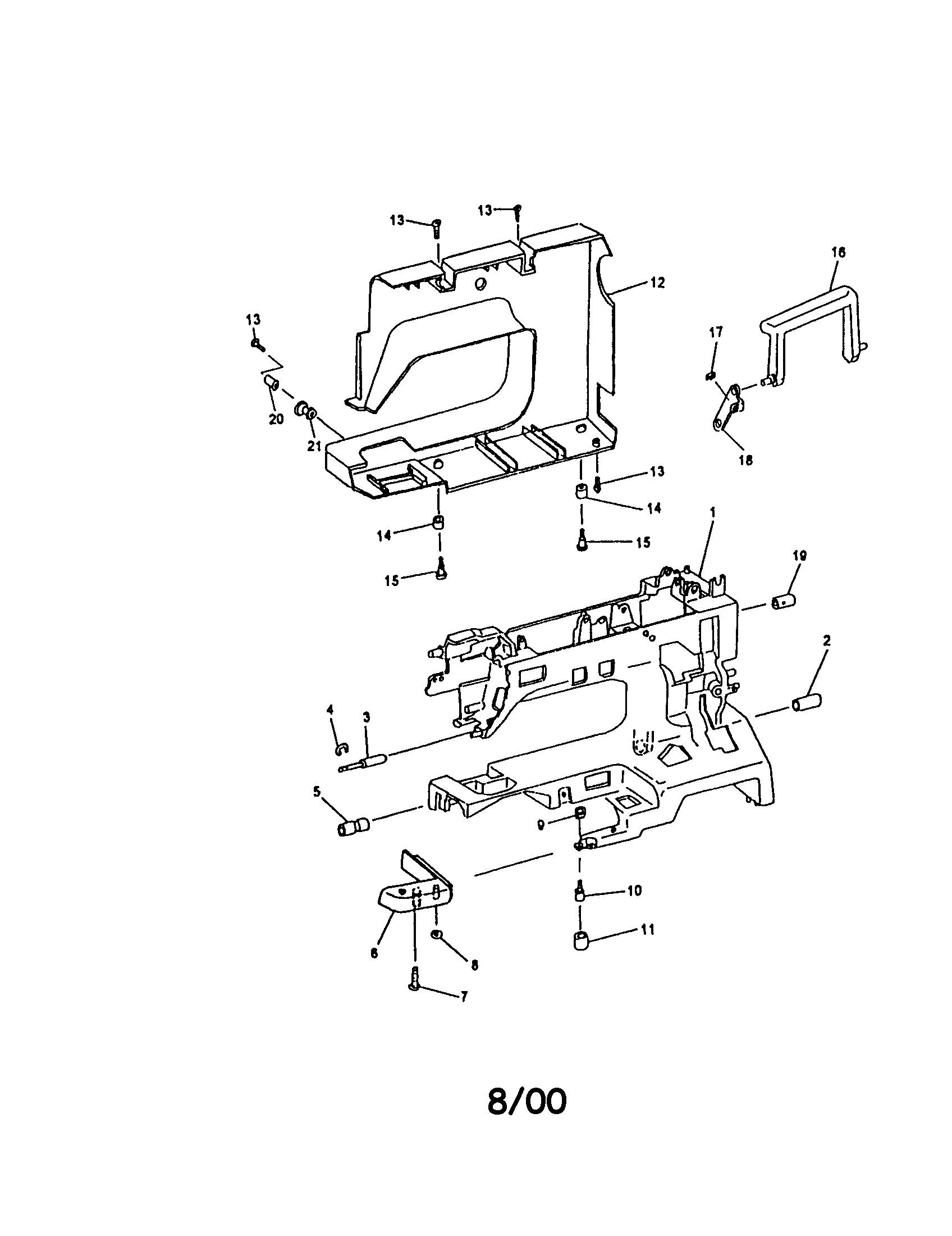 White  Sewing Machine   Parts