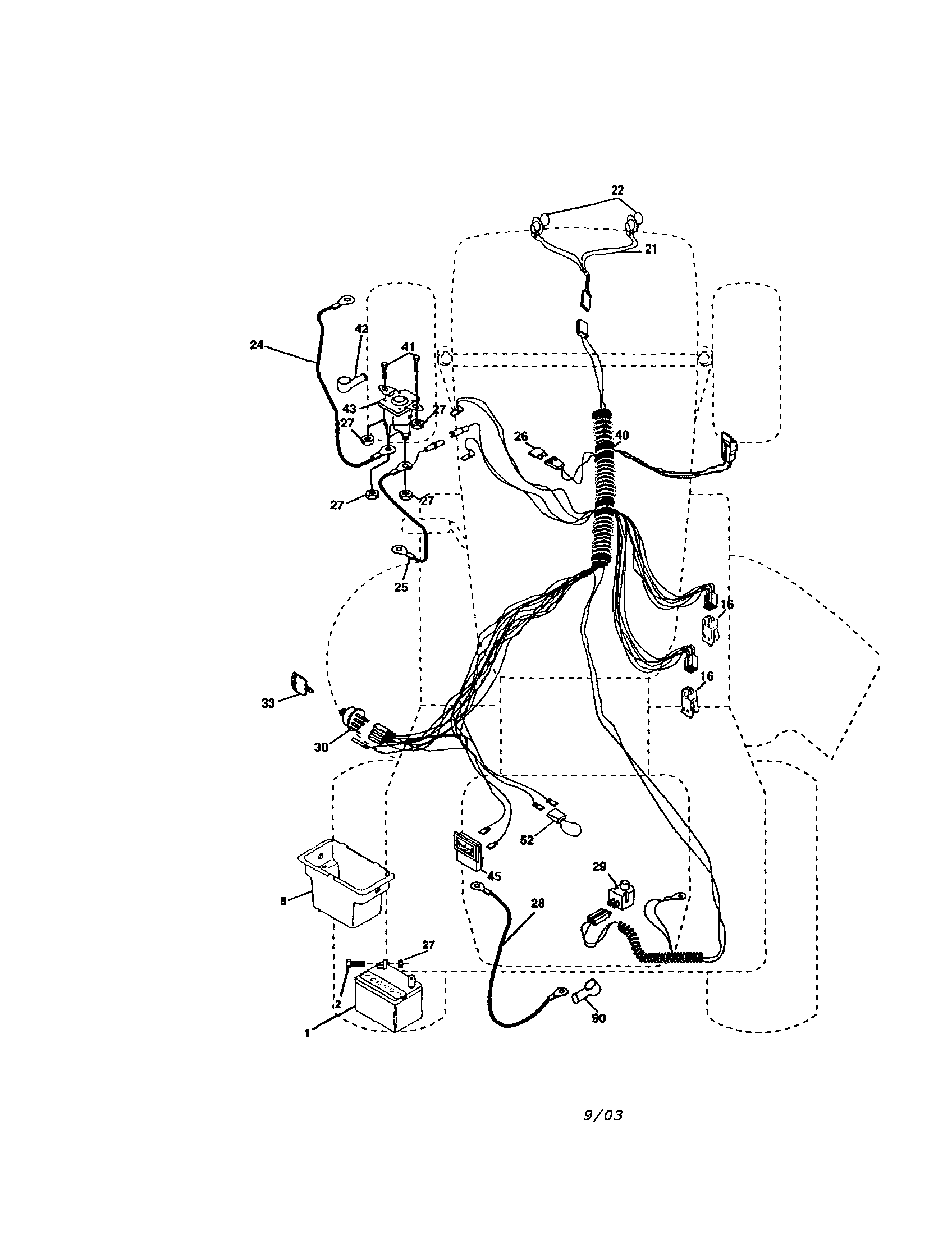 Craftsman Riding Mower Wiring Diagram from c.searspartsdirect.com