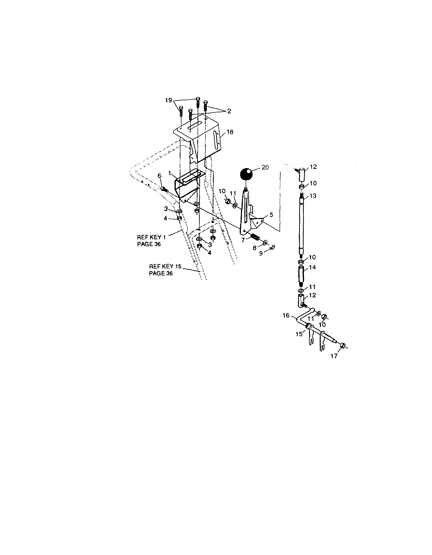 Craftsman Snow thrower Control panel Parts