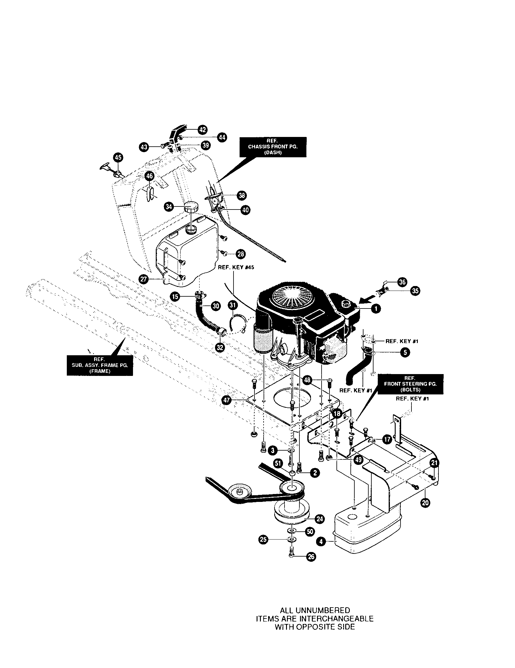 Kohler Engine Diagram  U0026 Parts List For Model 42566x89 Yard