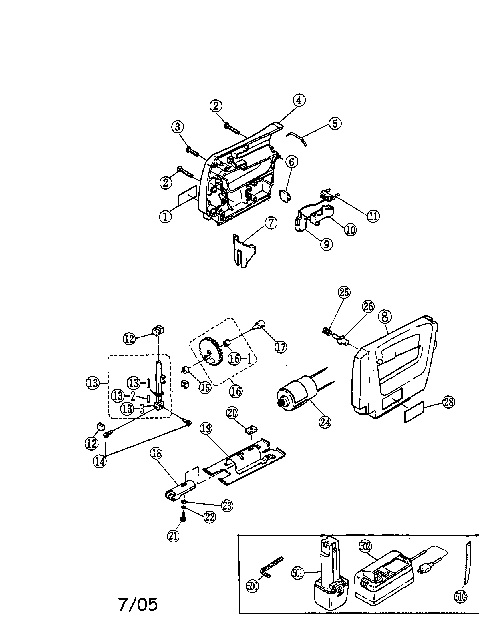 RYOBI JIG SAW Parts Model BOJ15 Sears PartsDirect