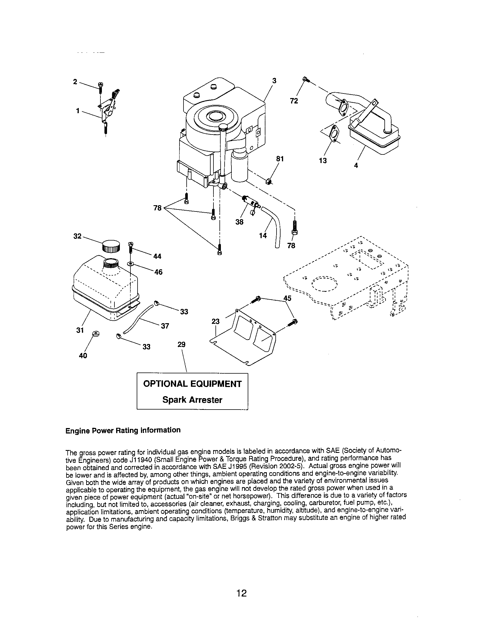 Craftsman Tractor Engine Parts